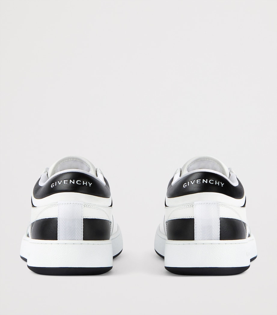 Leather G Move Sneakers WHITE/BLACK Image 5