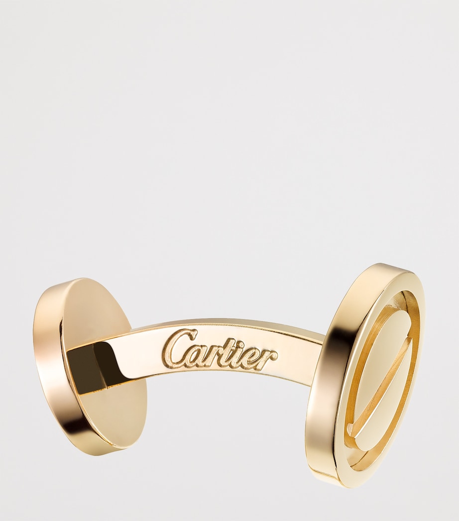 Yellow Gold LOVE Cufflinks YELLOW GOLD Image 2