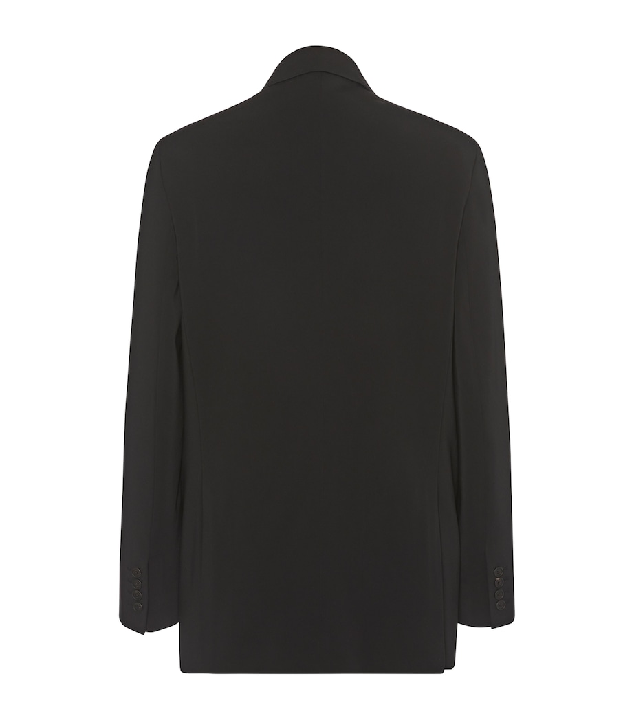 The Row Womens Tristana Double-Breasted Blazer Black Image 2