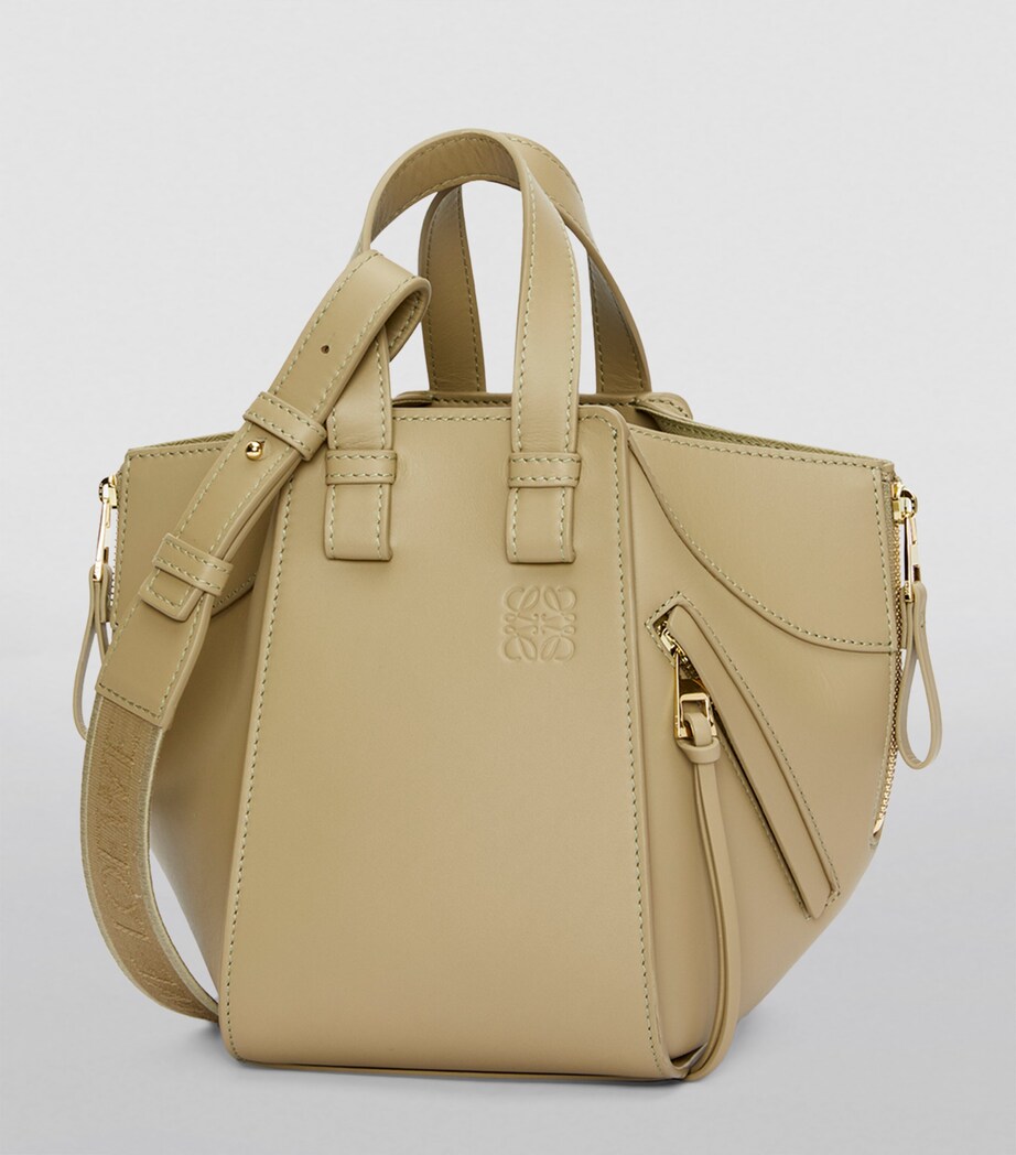 Compact Hammock Top-Handle Bag CLAY GREEN Image 3