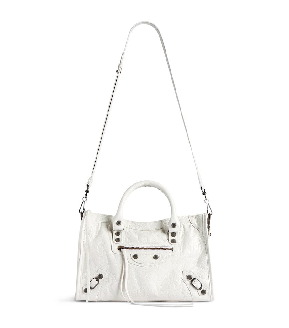 Balenciaga Small Lambskin Le City Top-Handle Bag Image 1