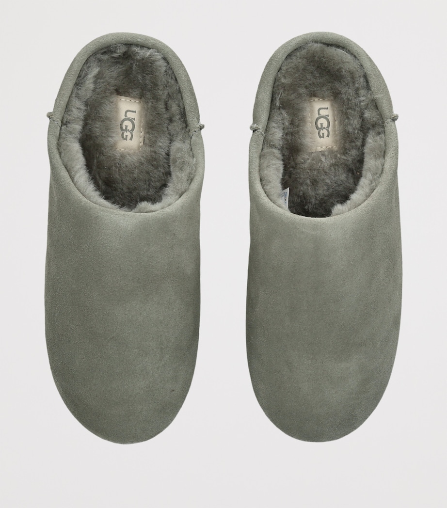 Suede Elea Slippers KHAKI Image 4