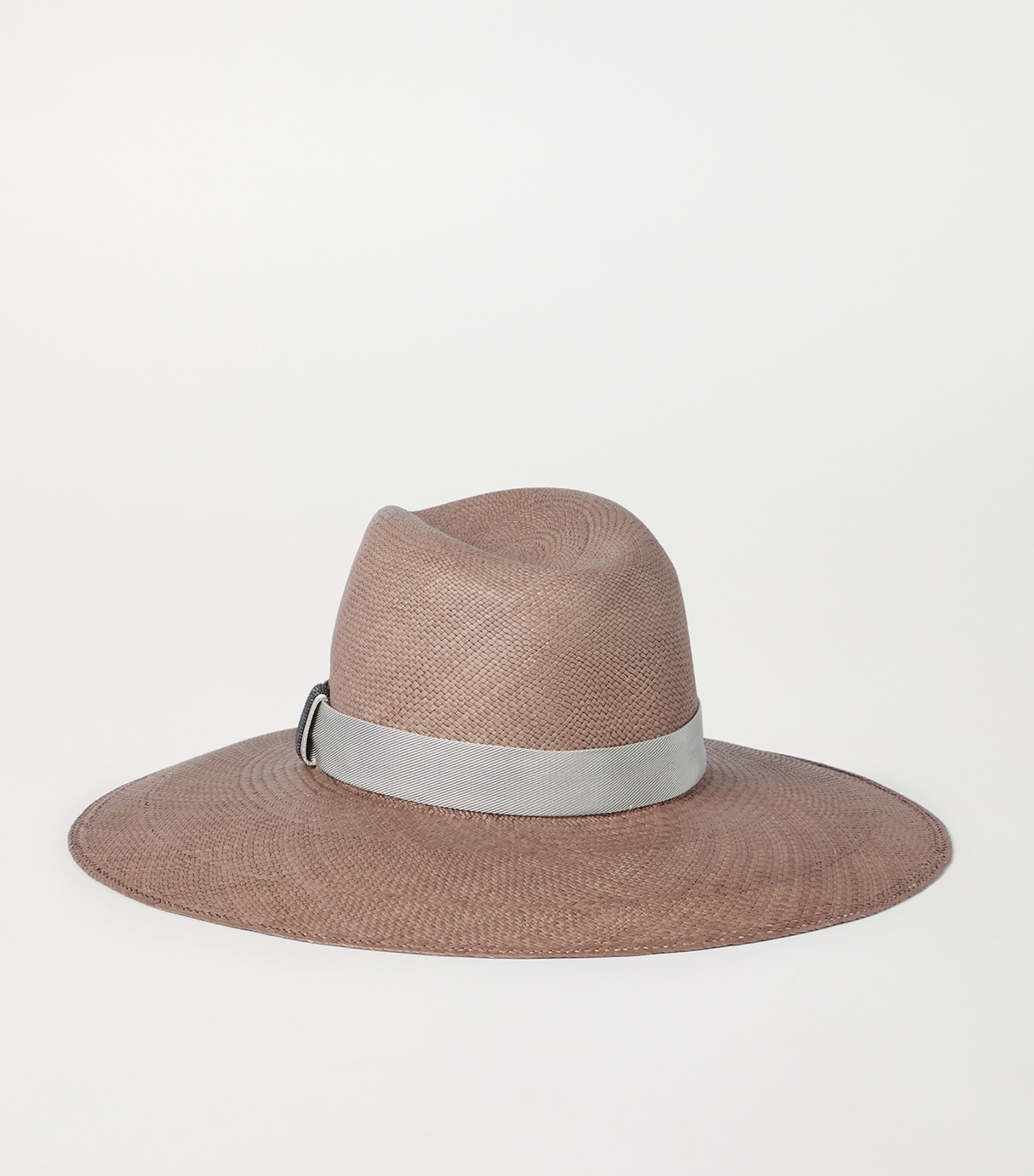 Brunello Cucinelli Straw Trilby Hat Image 2