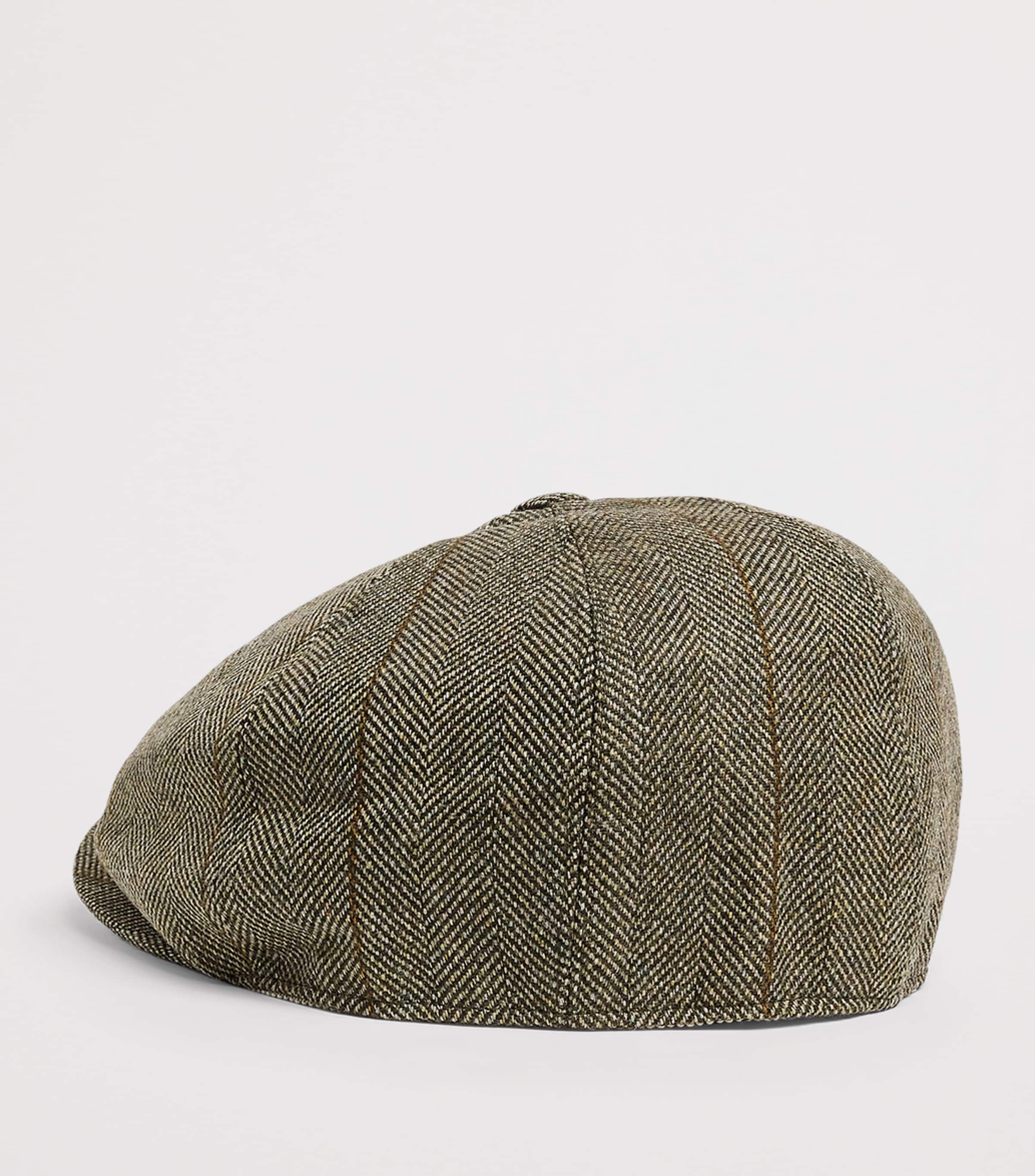 Purdey Wool-Blend Bakerboy Cap Cai Image 3