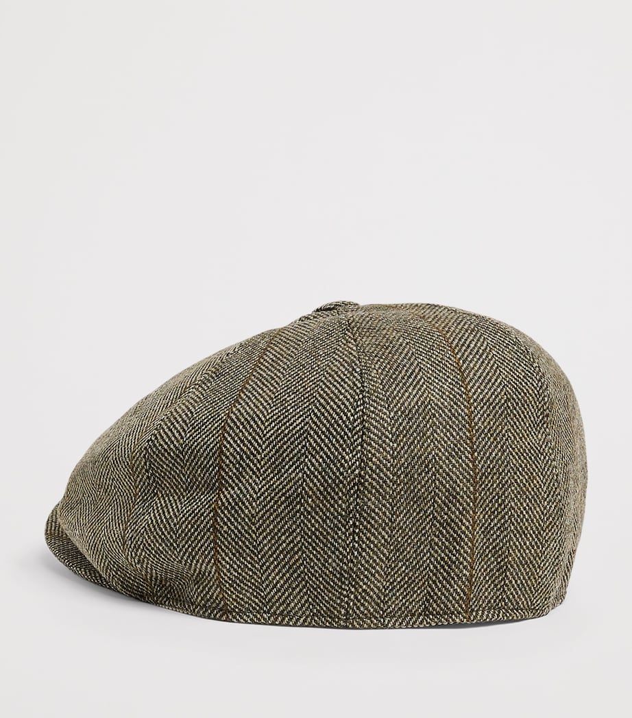 Purdey Wool-Blend Bakerboy Cap Cai Image 3