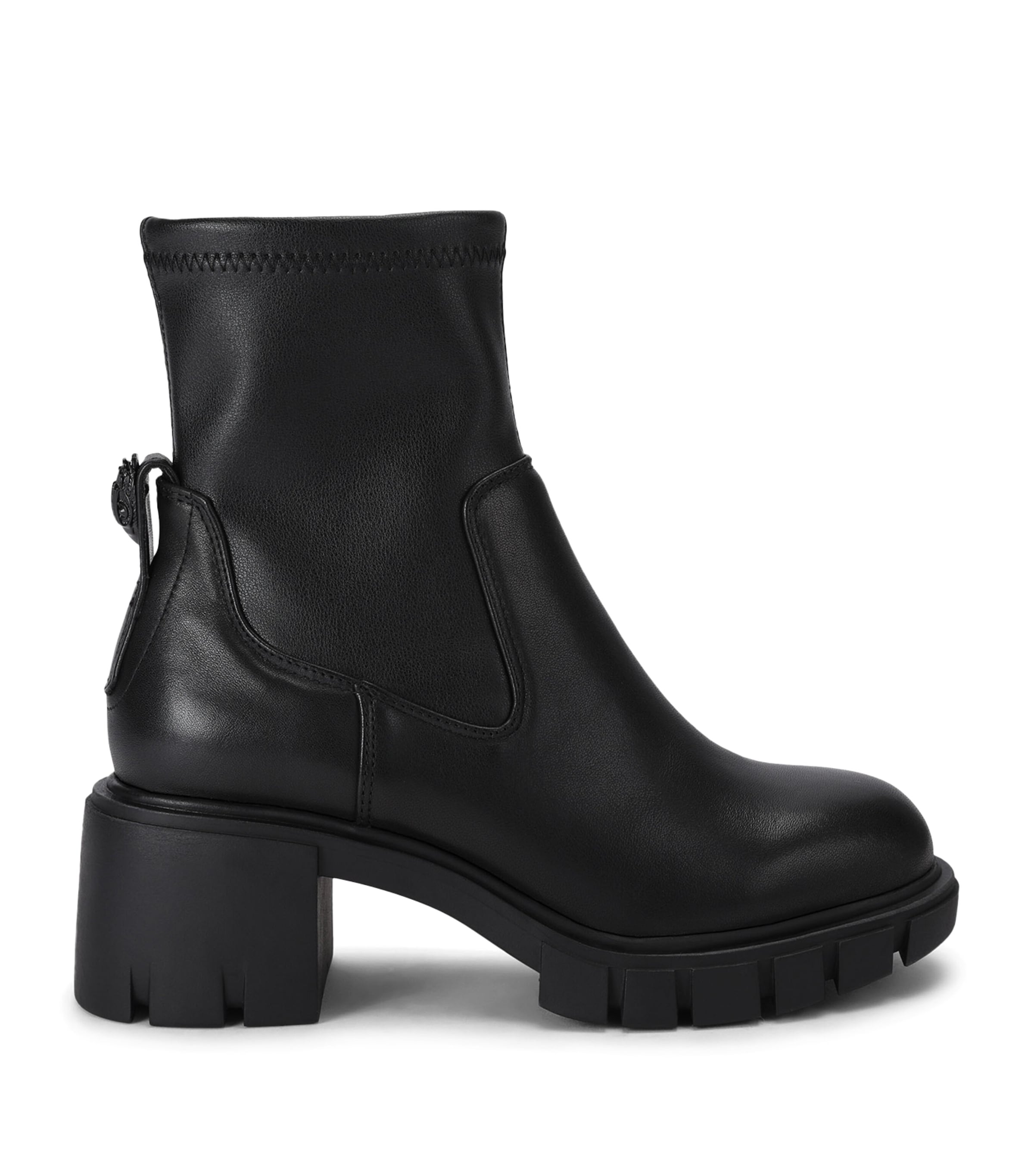 Kurt Geiger London Leather Clarence Ankle Boots 60 In Black