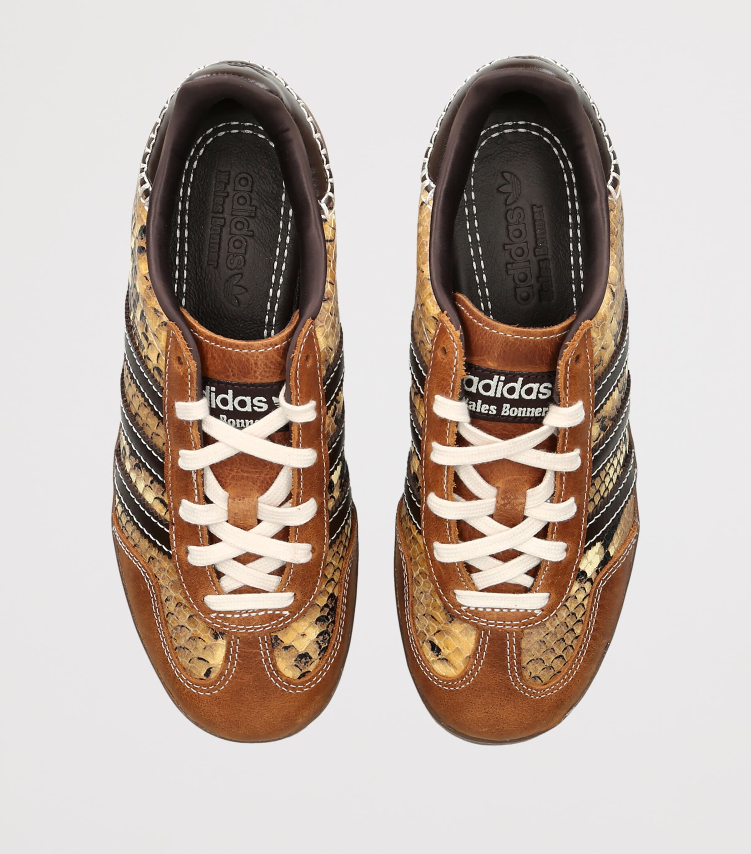 adidas x Wales Bonner Snake Gazelle Sneakers Beige Comb Image 4