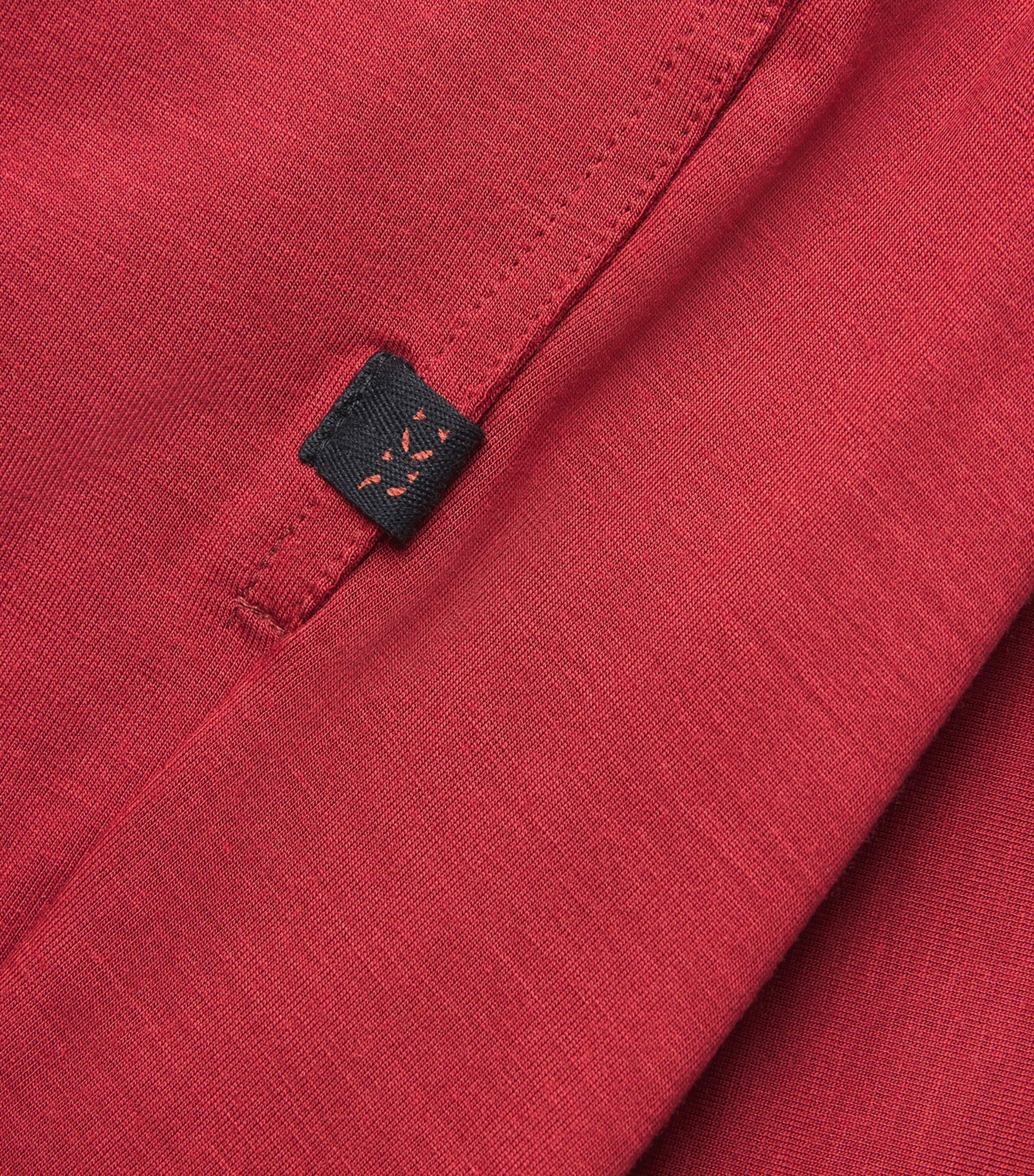 Micro Modal Basel Sweat Shorts 022RED Image 5