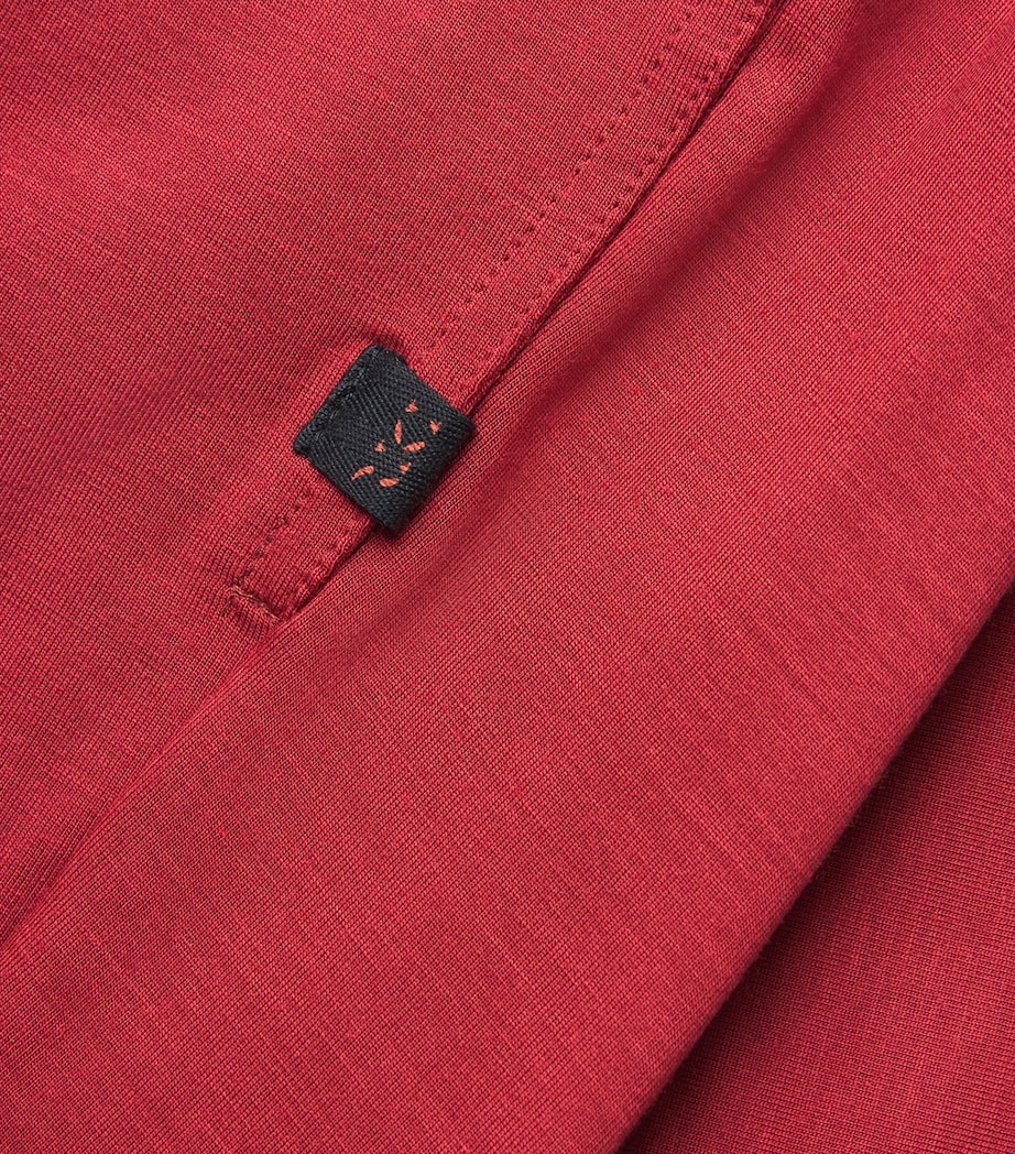 Micro Modal Basel Sweat Shorts 022RED Image 5