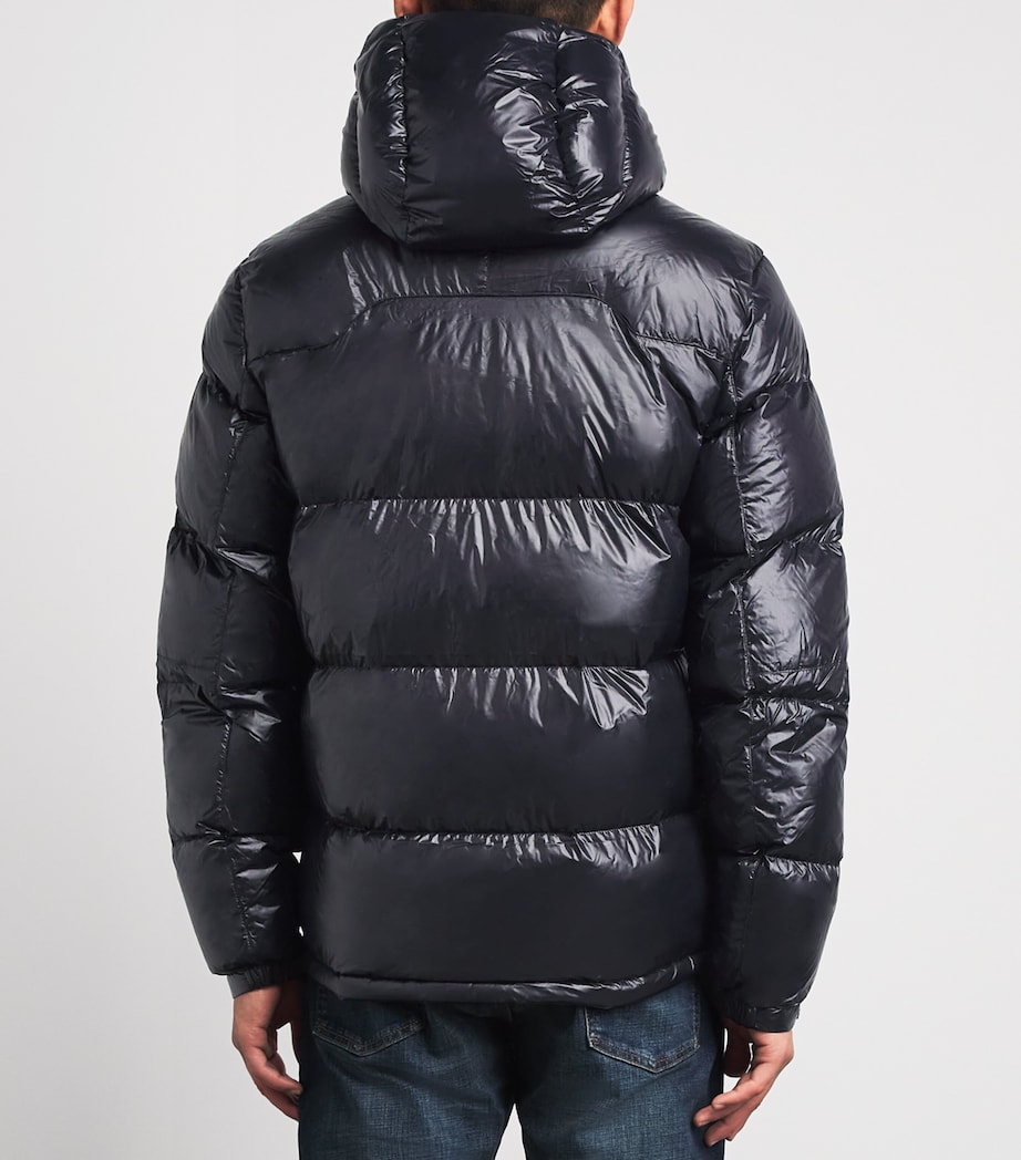 Polo Ralph Lauren Mens Down Glossed Gorham Jacket Polo Black Glossy Image 5