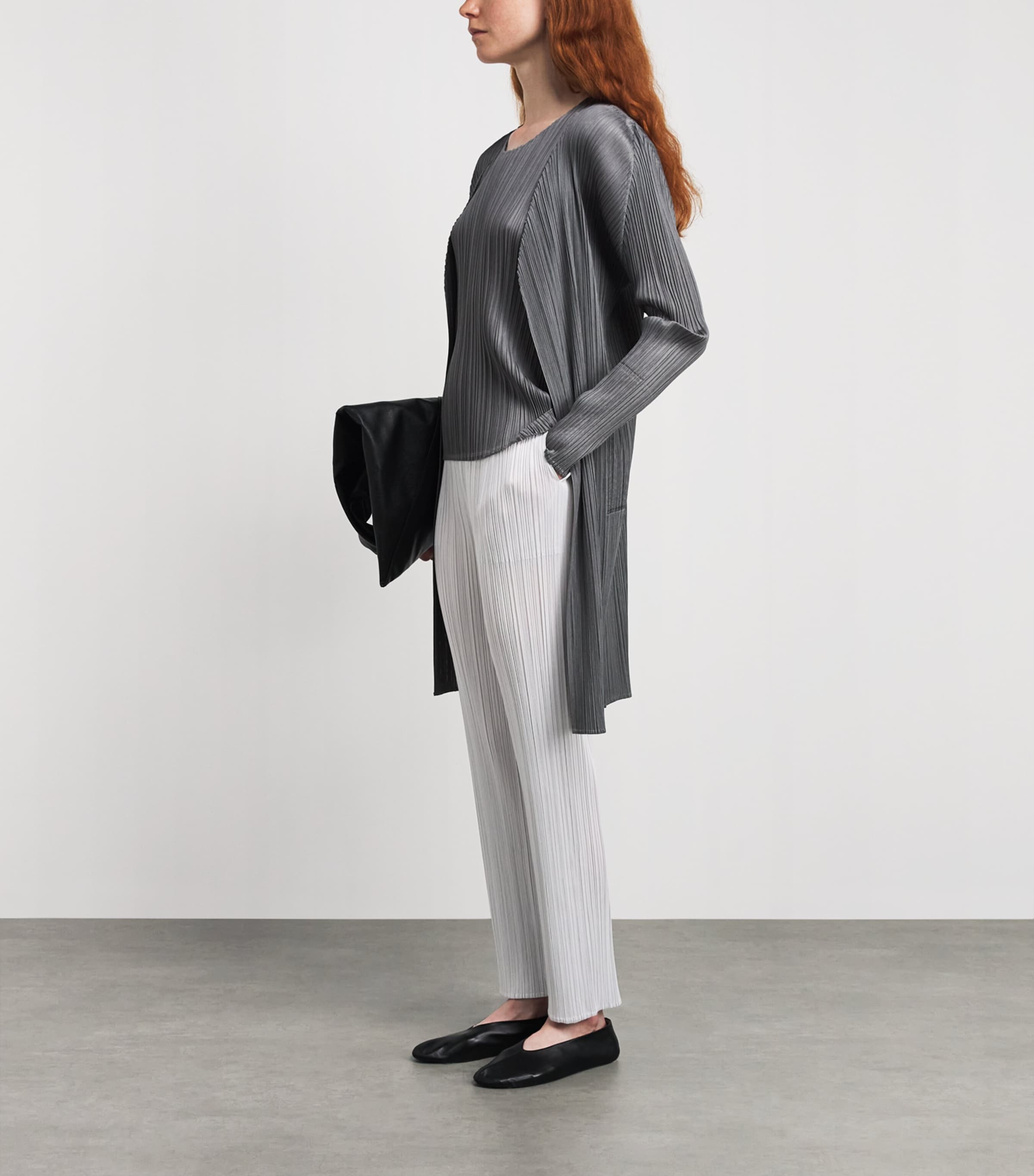 Pleats Please Issey Miyake Womens Basics Slim Trousers Image 2