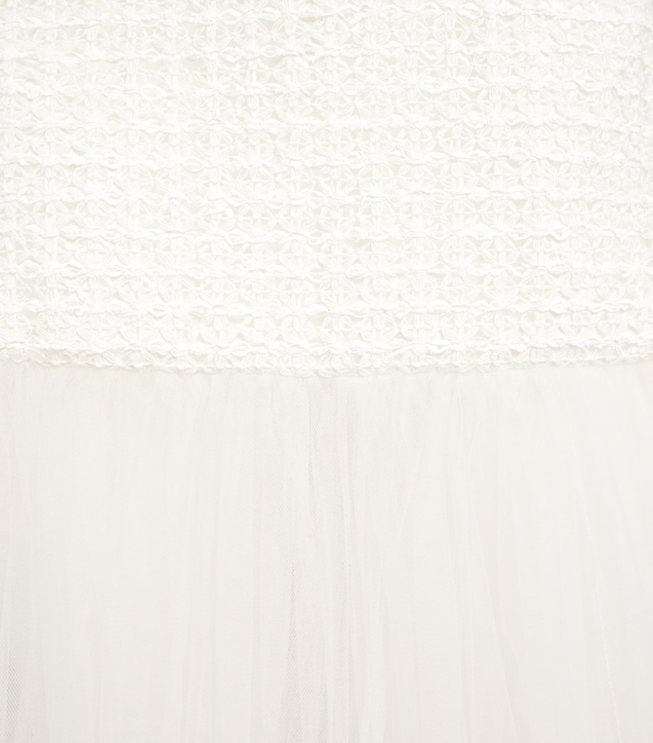 Strapless Entre Deux Gown WHITE Image 5