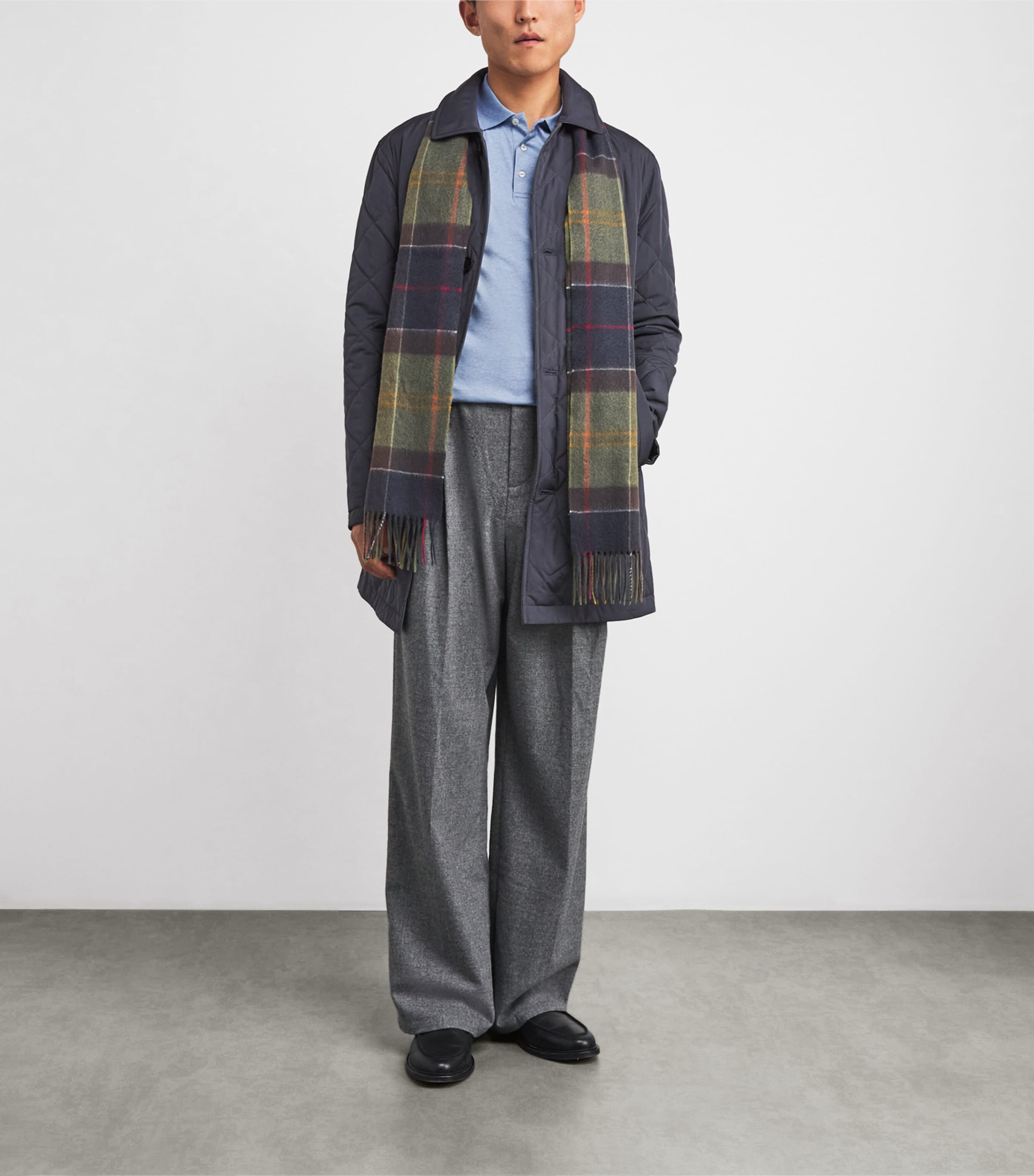 Custom Slim-Fit Polo Shirt ISLE HEATHER Image 2