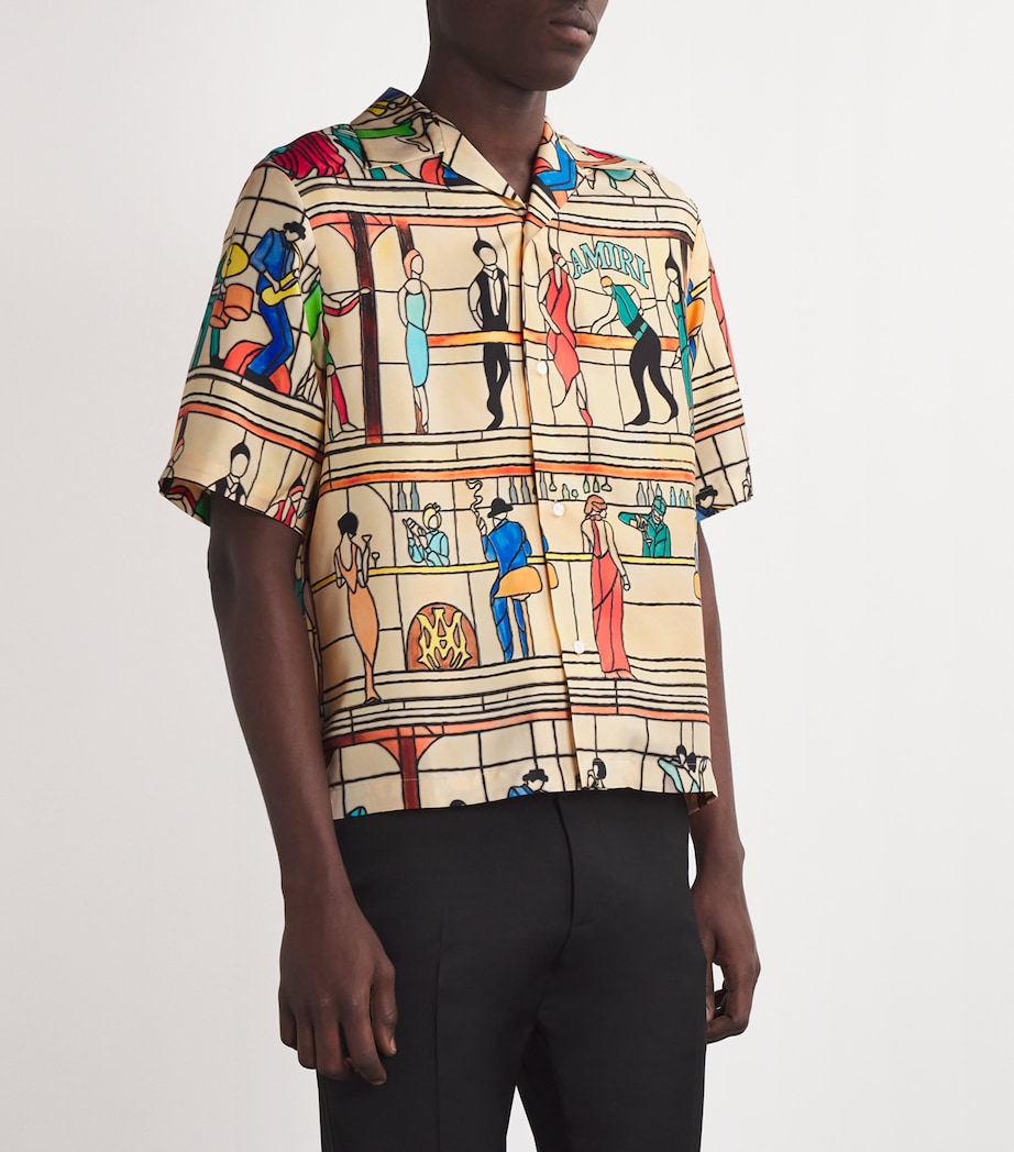 Silk Pool Bowling Shirt SAND Image 4
