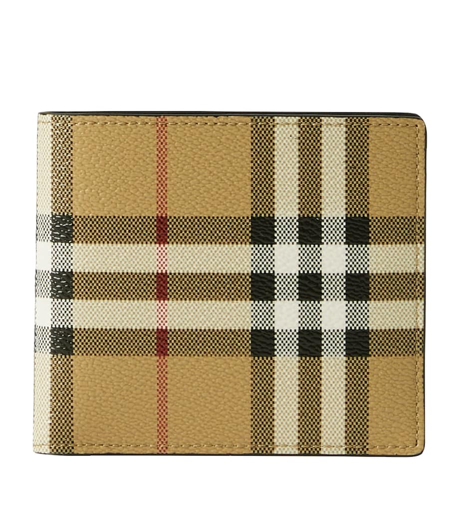 Check Bifold Coin Wallet ARCHIVE BEIGE Image 1