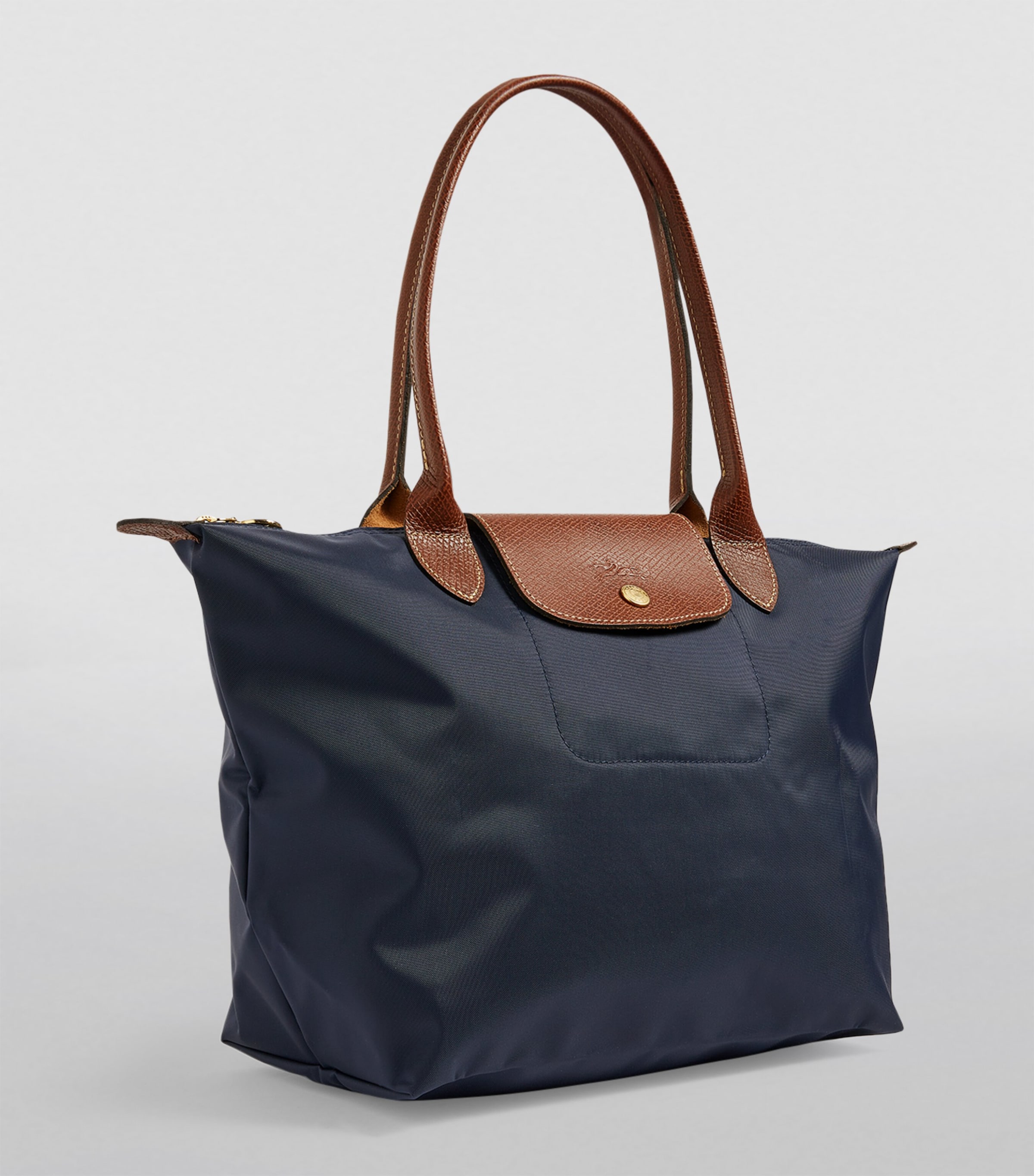 Medium Le Pliage Original Tote Bag P68 NAVY Image 3