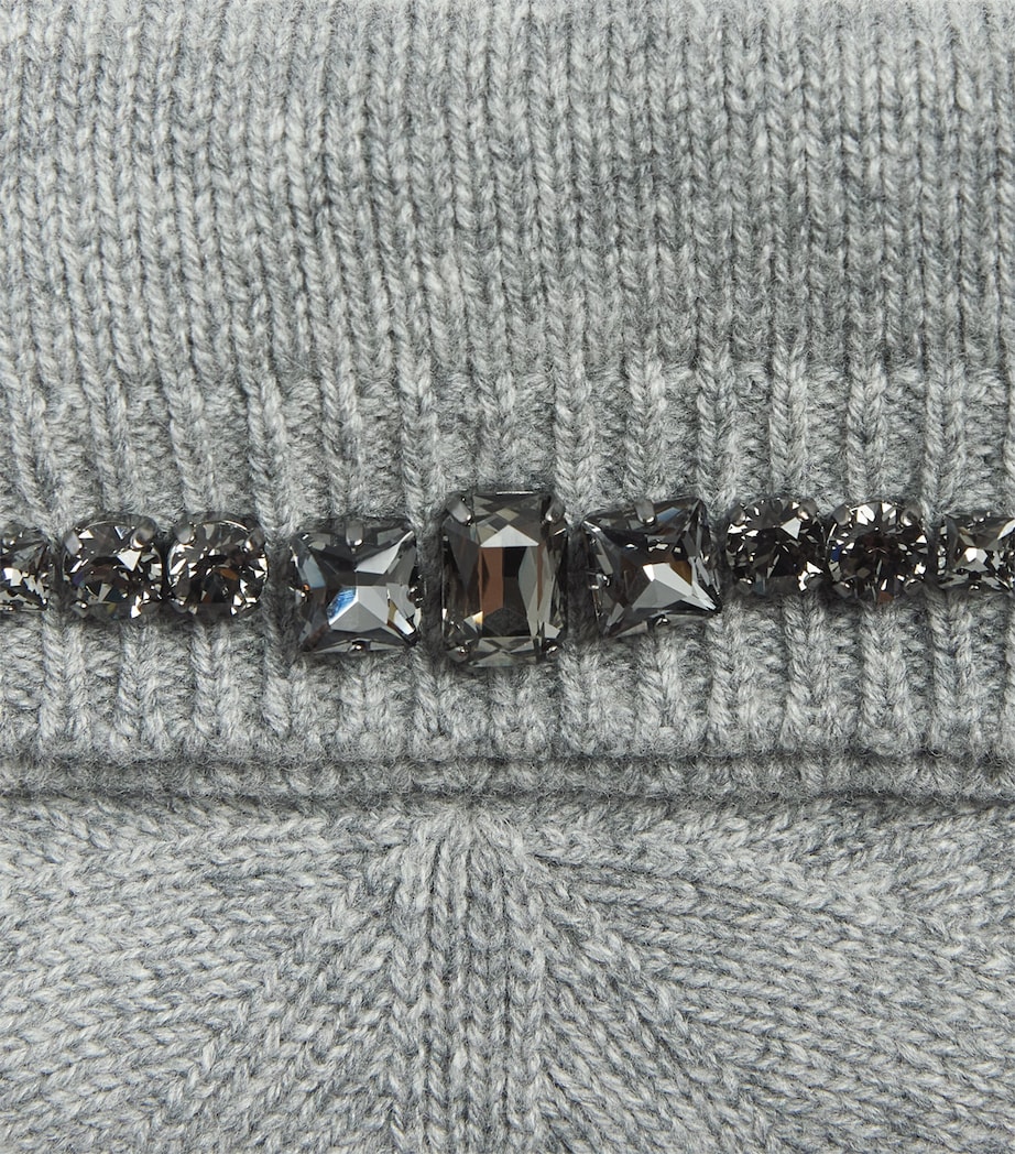 Fabiana Filippi Virgin Wool-Silk-Cashmere Beanie Roccia Image 3