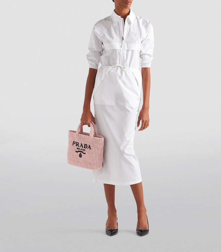 Small Crochet Tote Bag F0E18 Image 7