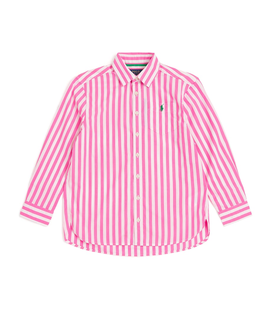 Cotton Stripe Shirt (7-16 Years) MULTI Image 1