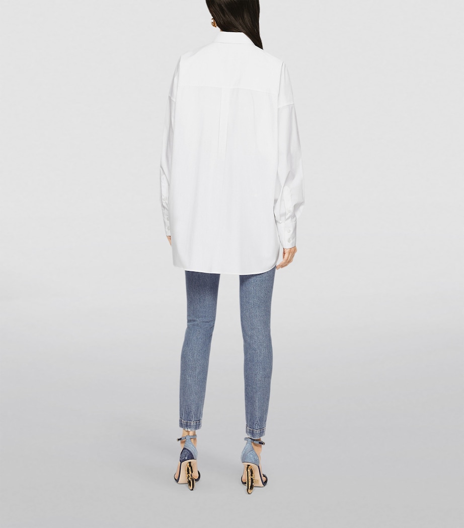 Dolce&Gabbana Womens Distressed Slim Jeans Comb Col Image 2