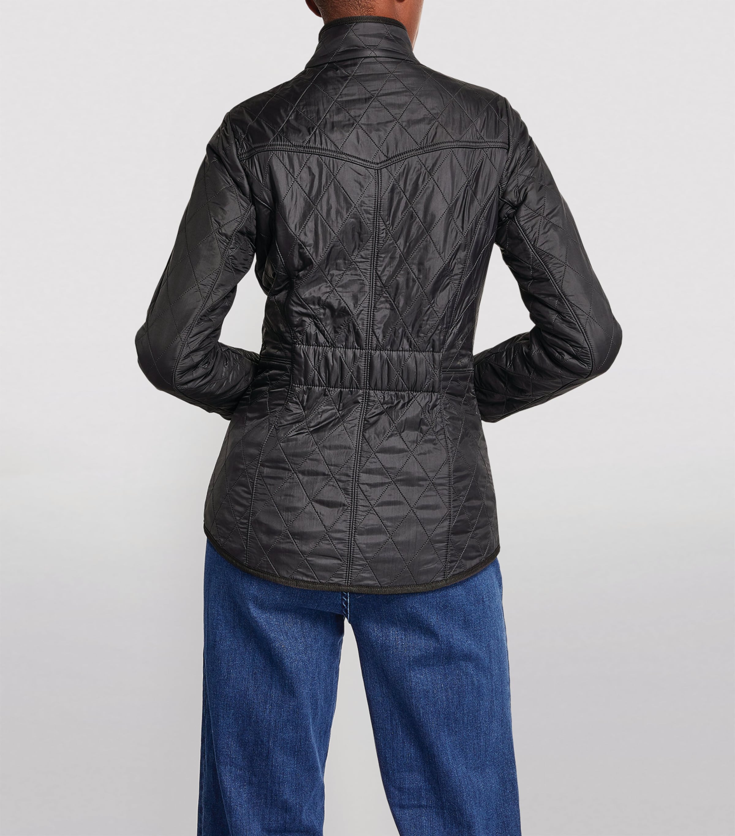 Cavalary Quilt Coat NAVY Image 3