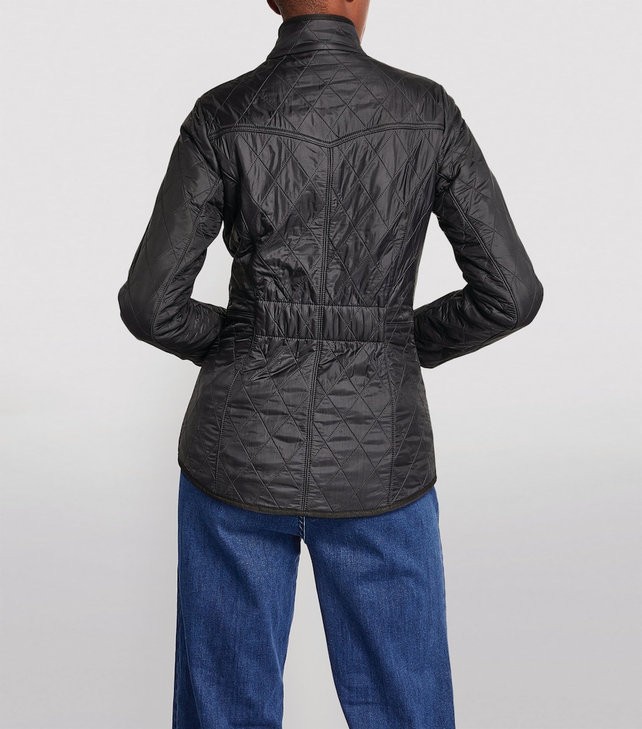 Cavalary Quilt Coat NAVY Image 3