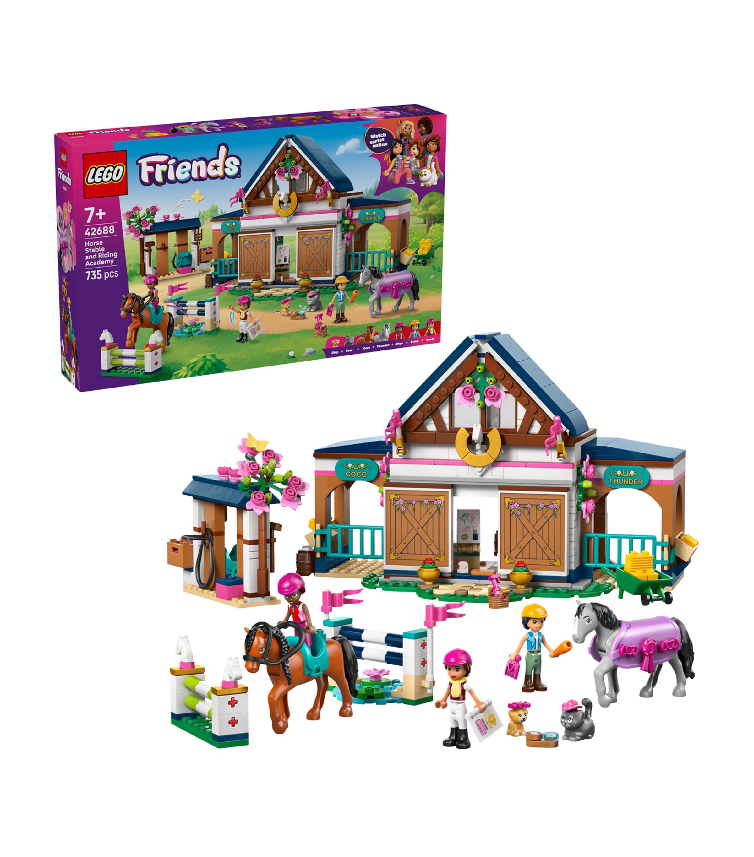LEGO Friends Horse Stable and Riding Academy 42688 MULTI Image 1