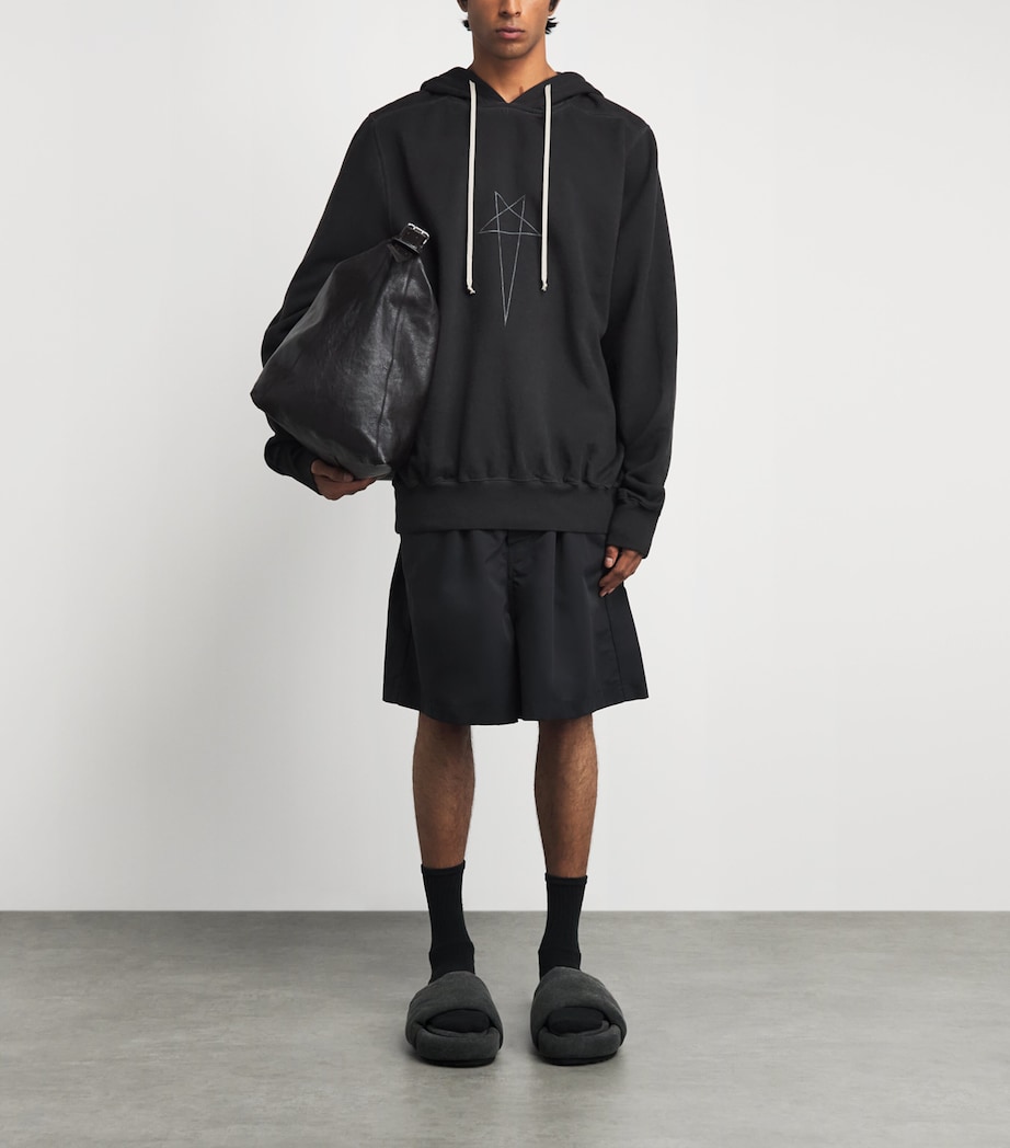 Rick Owens Canvas Chancla Slides Gravel Image 2