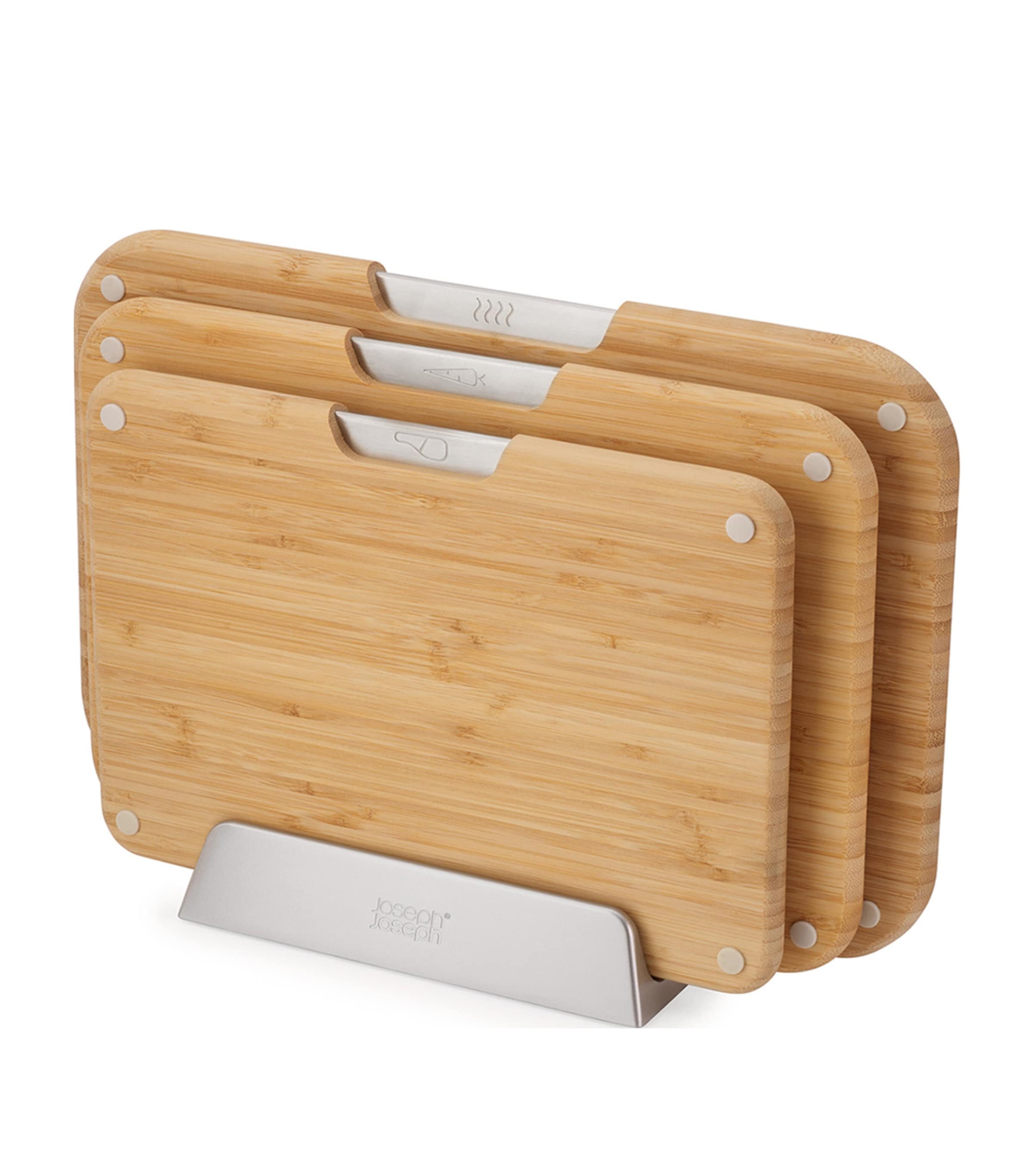 Joseph Joseph Set of 3 Bamboo Nest Chopping Boards | Kitchenware | Utensils | Designers | Joseph Joseph