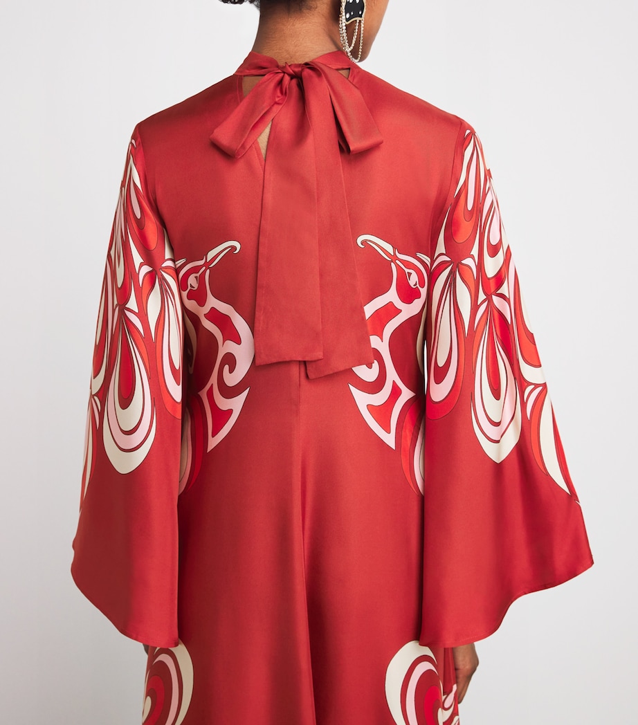 Silk Magnifico Maxi Dress RE02 PHOENIX PLACEE Image 7