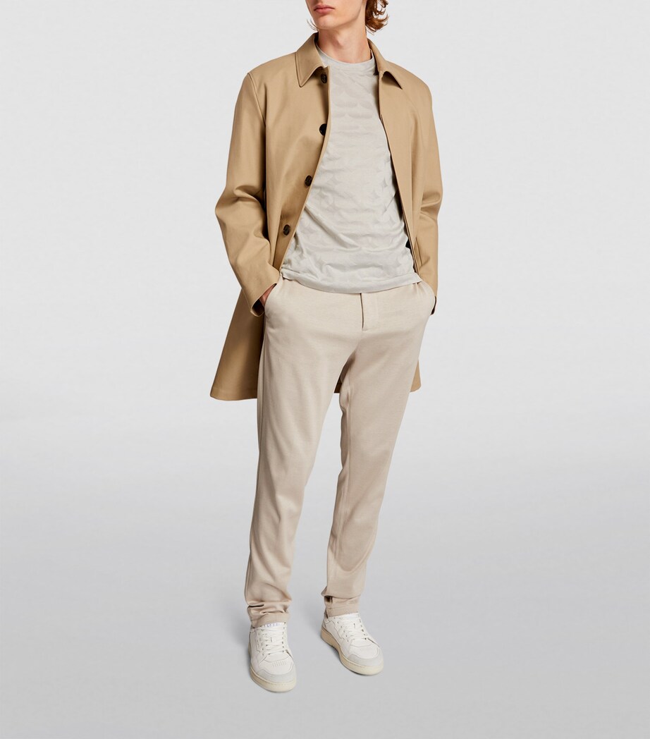 Cotton All-Over Motif T-Shirt 0600 Image 2