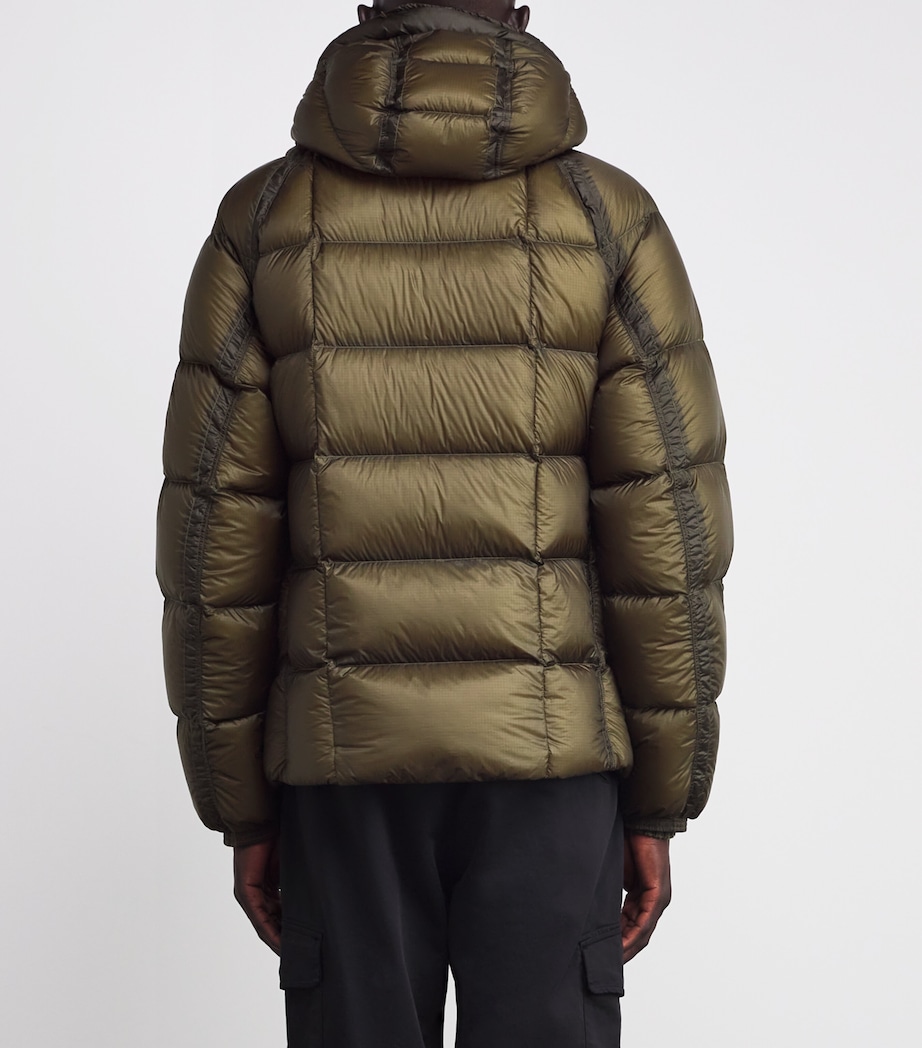 C.P. Company Mens D.D. Shell Ripstop Puffer Jacket Ivy Green Image 4
