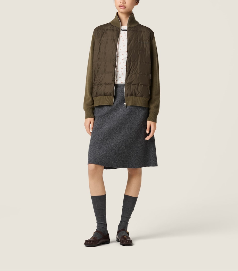 Cashmere Down-Filled Jacket F0393 Image 2