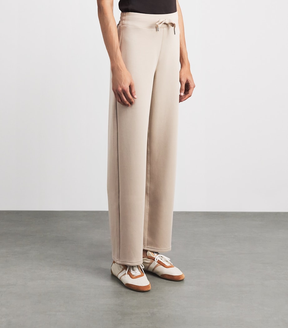 SPANX Womens Spanx AirEssentials Wide-Leg Sweatpants Dune Image 4