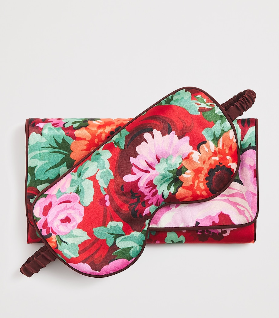 Silk Floral Audrey Eye Mask MOULIN Image 4