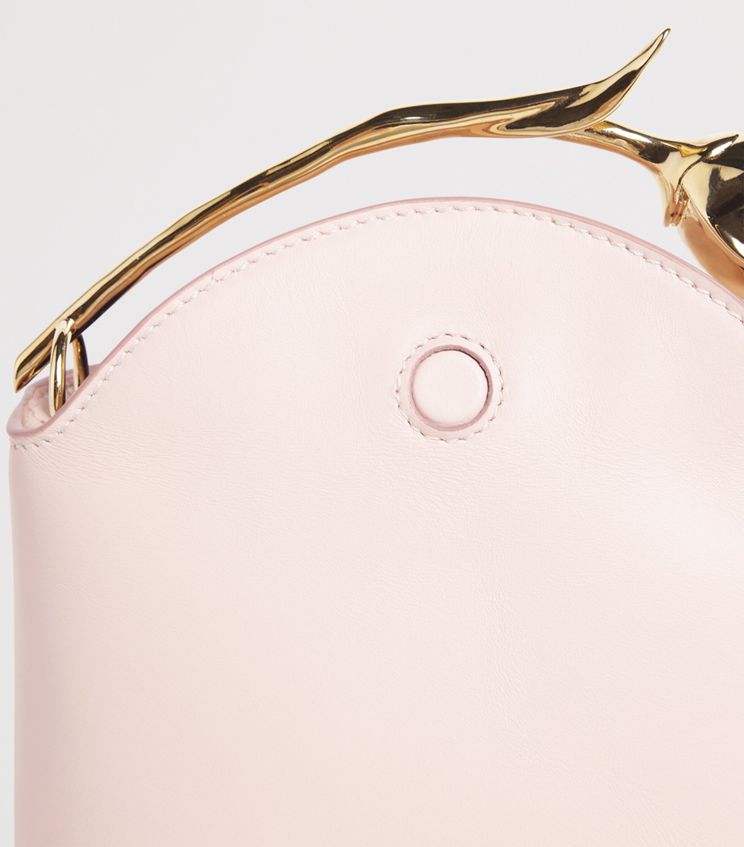 Erdem Mini Leather Bloom Top-Handle Bag Blush Image 6