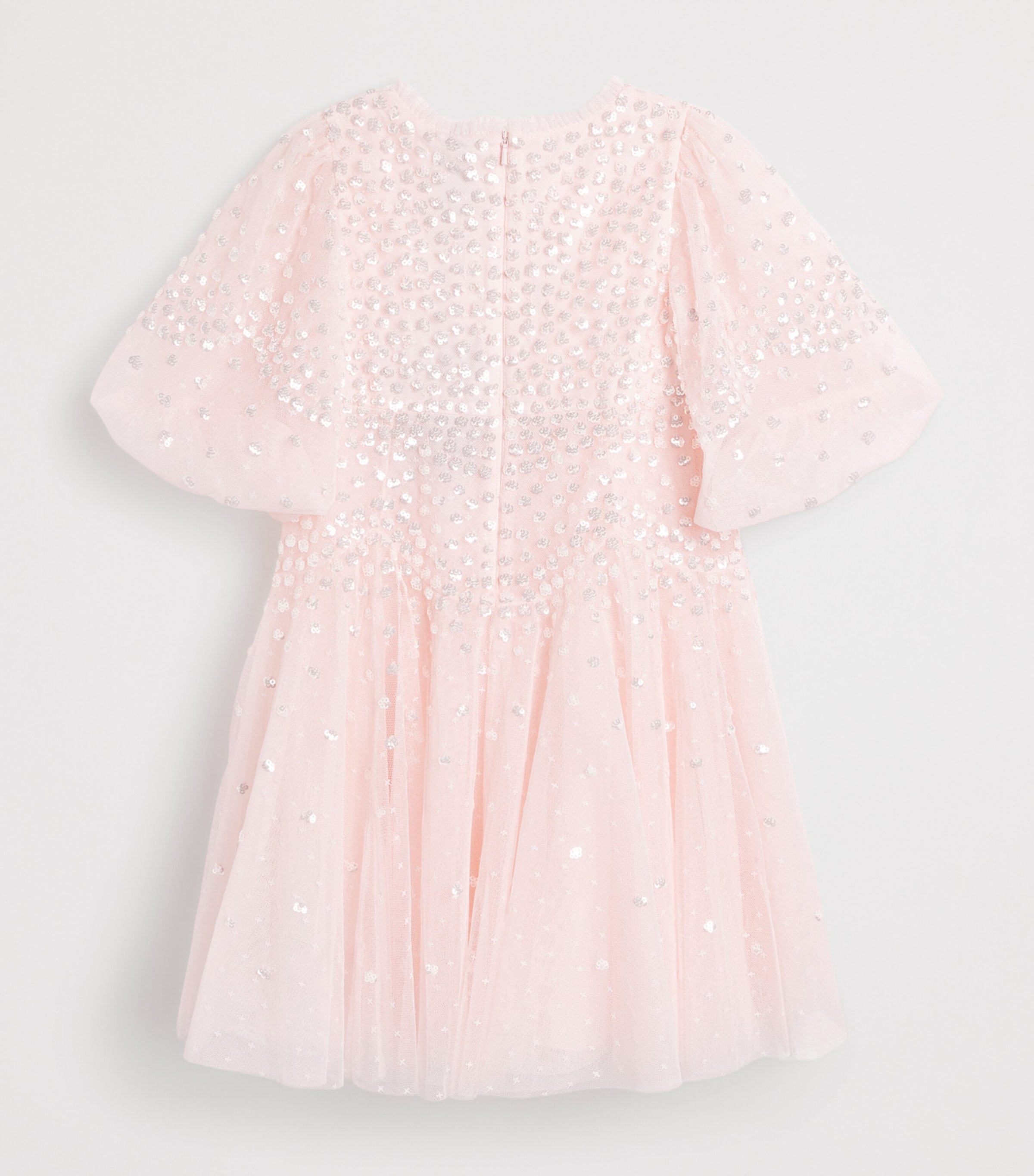 Tulle Scallop Sequin Dress (4-6 Years) SESSEASHELL Image 2