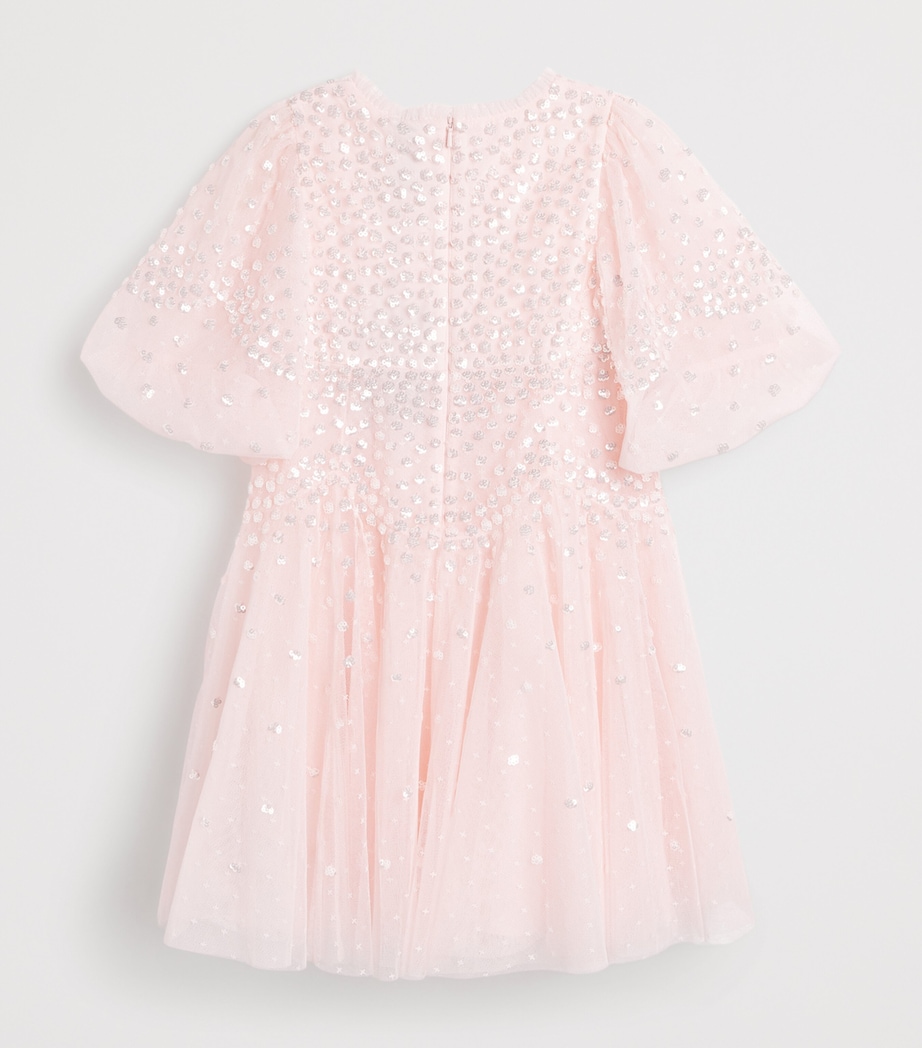 Tulle Scallop Sequin Dress (4-6 Years) SESSEASHELL Image 2