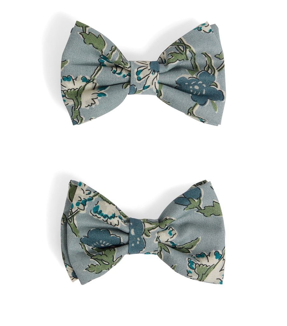 Bow Hair Clips (Set of 2) FL VERT DE GRIS Image 1