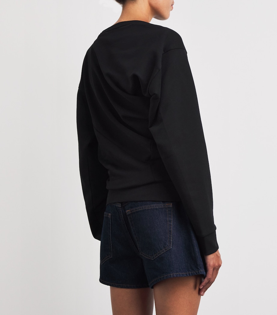 Cotton Hebo Sweatshirt N401 BLACK Image 4