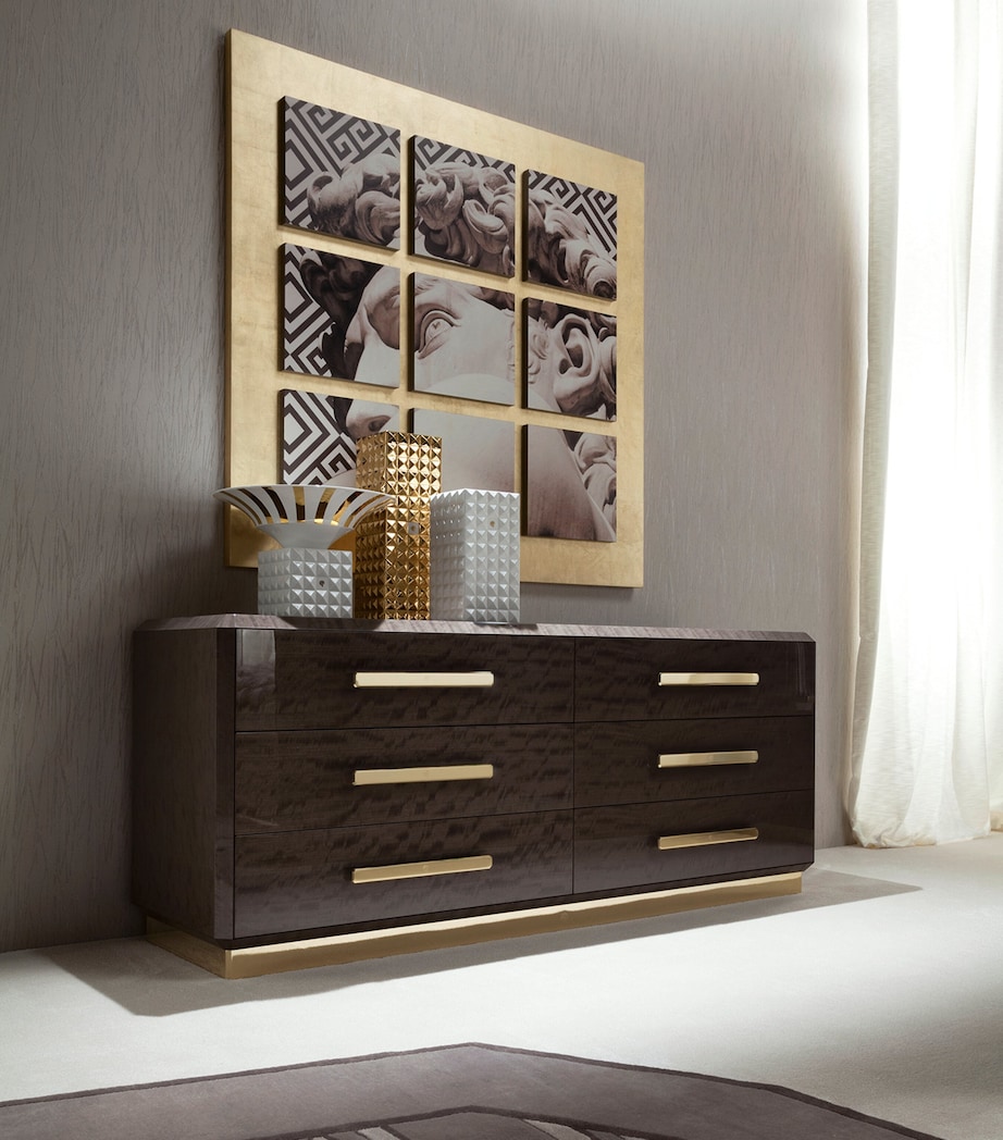 Infinity Dressing Table MAHOGANY AND GOLD Image 4