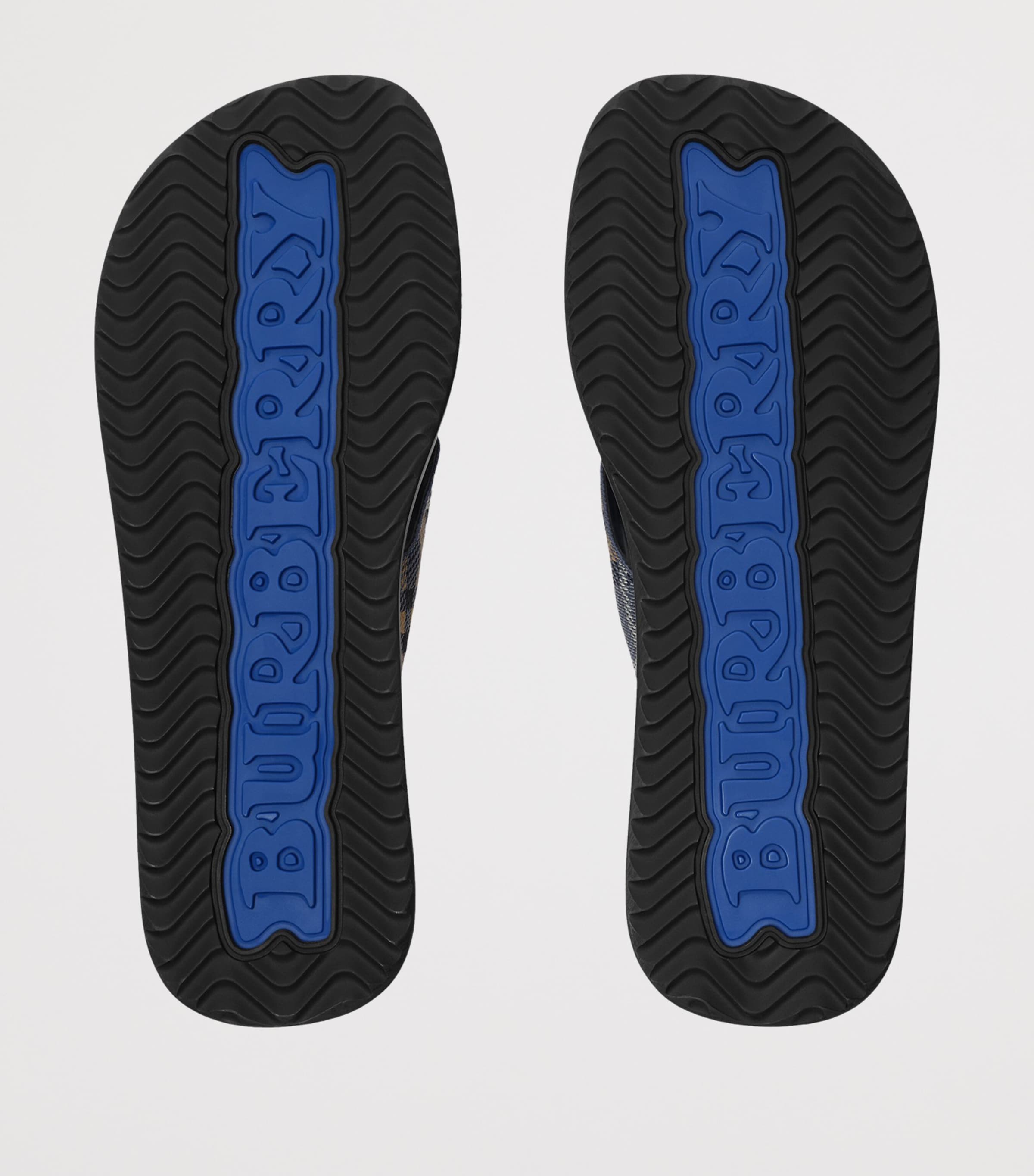 Burberry Check Pavilion Sandals Wave Blue Ip Check Image 3