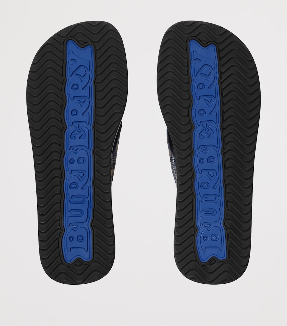 Burberry Check Pavilion Sandals Wave Blue Ip Check Image 3