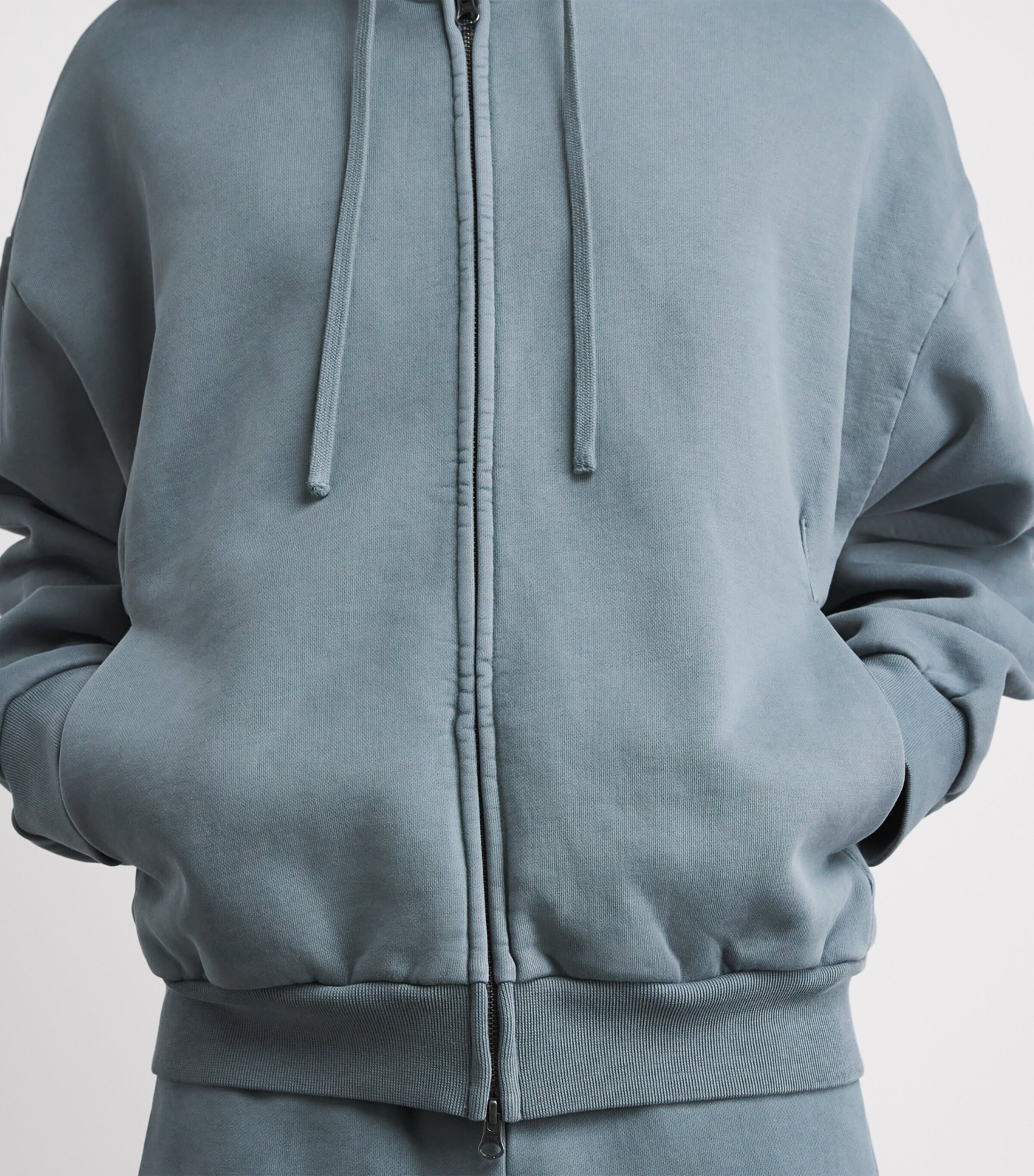 Skims Mens Heavy Fleece Relaxed Hoodie Zu Zup Truffle Image 3