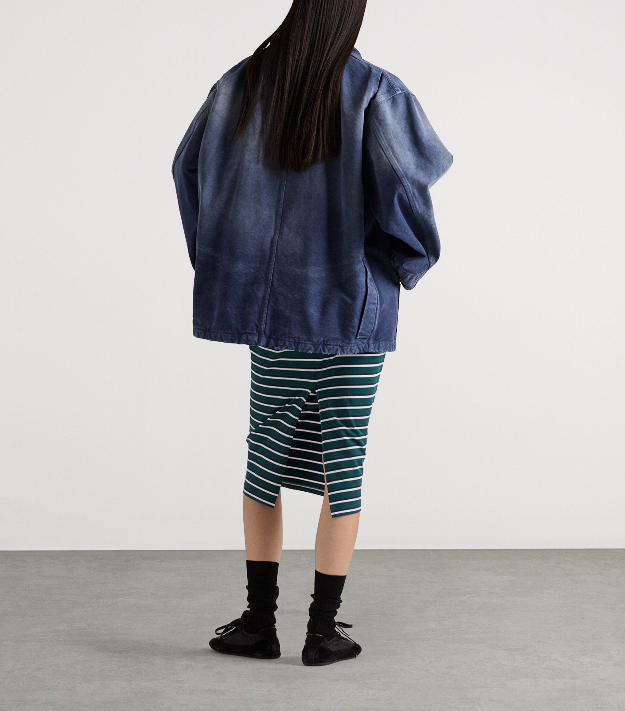 Canvas Trucker Jacket F0124 Image 5