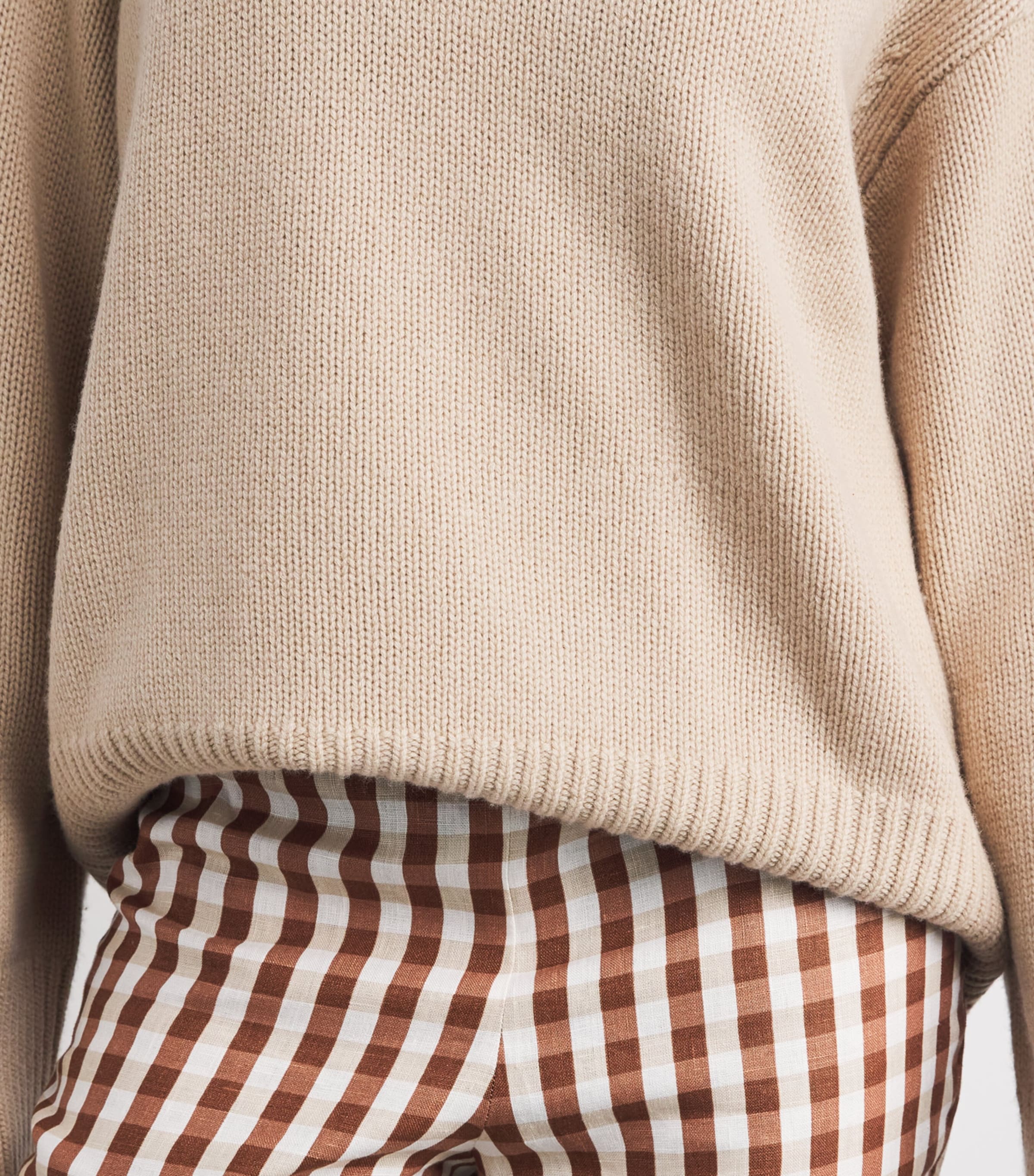 Cashmere Crew-Neck Sweater OATMEAL HEATHER Image 6