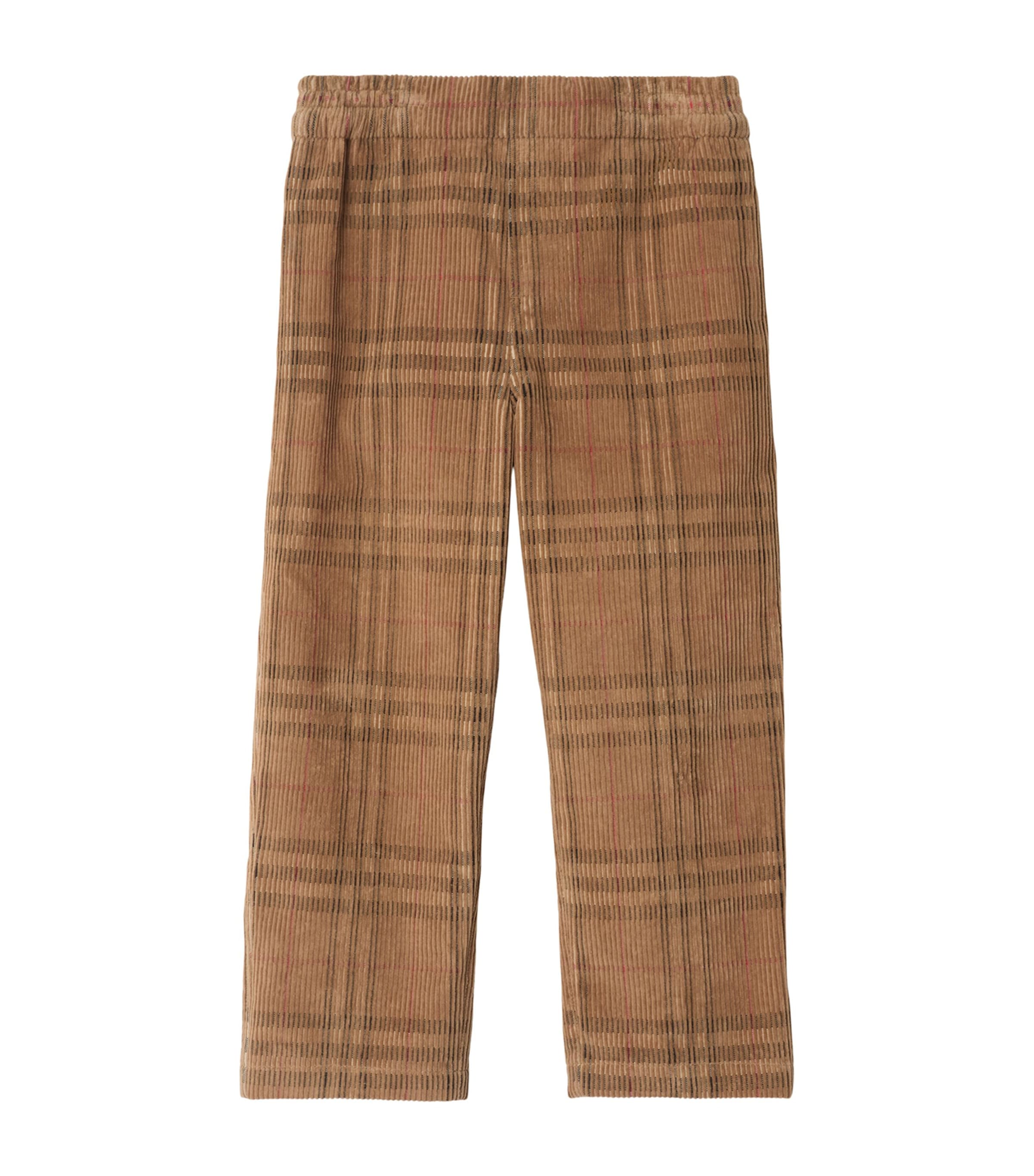 Burberry Kids Corduroy Check Trousers (3-12 Years) Archive Beige Ip Chk Image 1