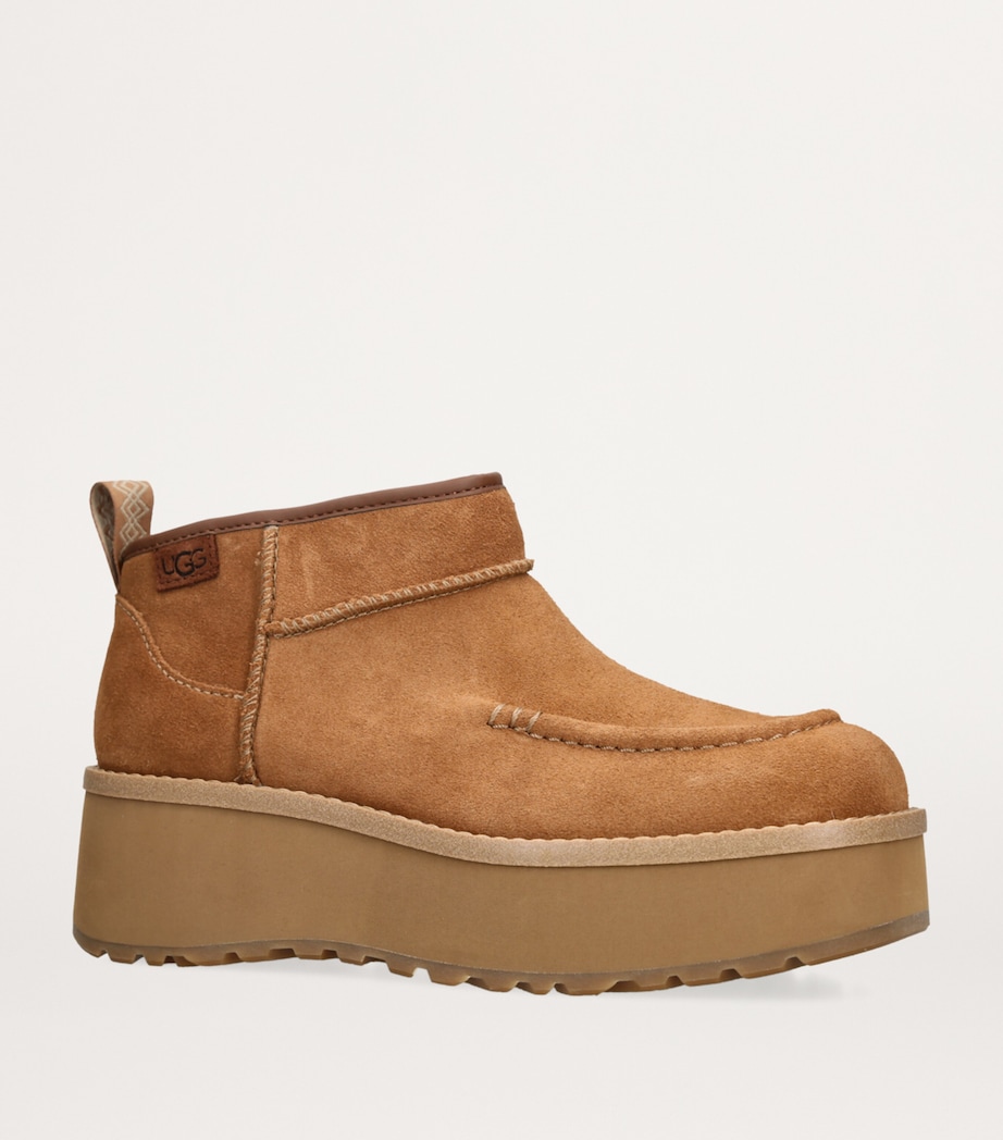 Suede Cityfunc Ultra Mini Boots 60 TAN Image 3