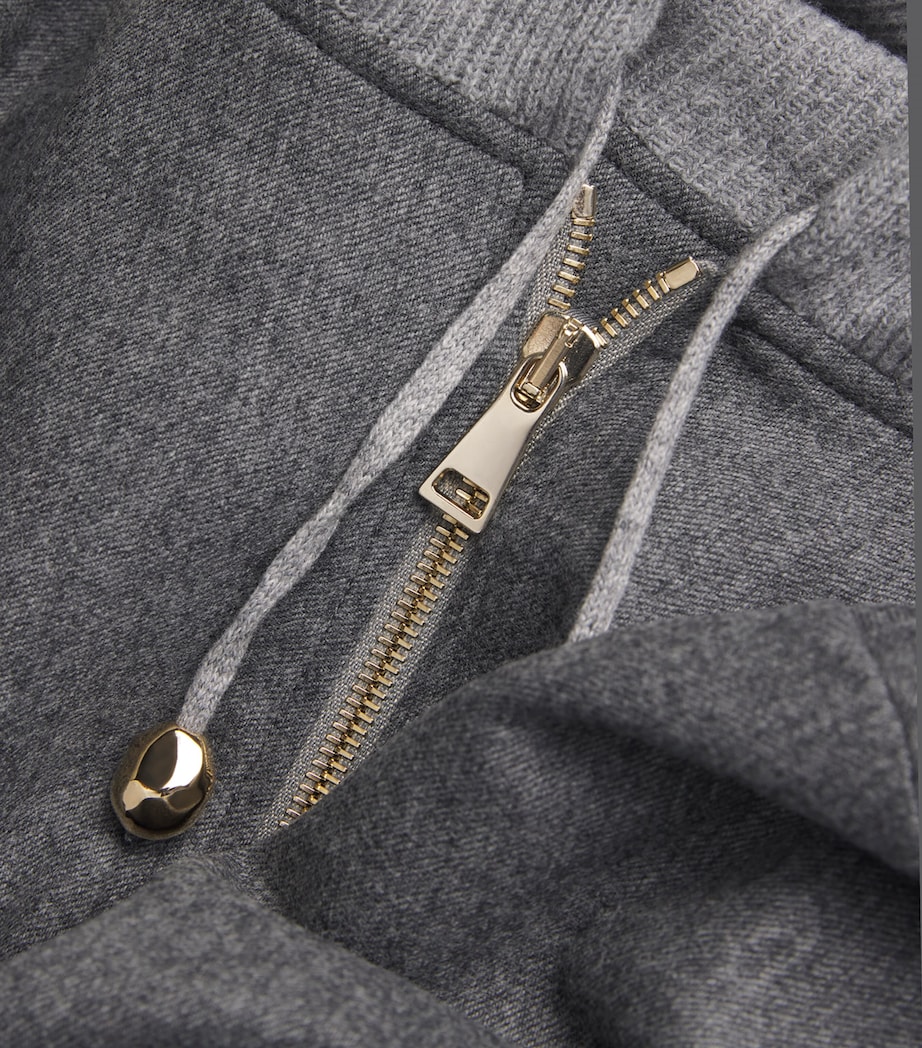 Wool-Blend Cropped Bomber Jacket 8132 ROCCIA Image 5