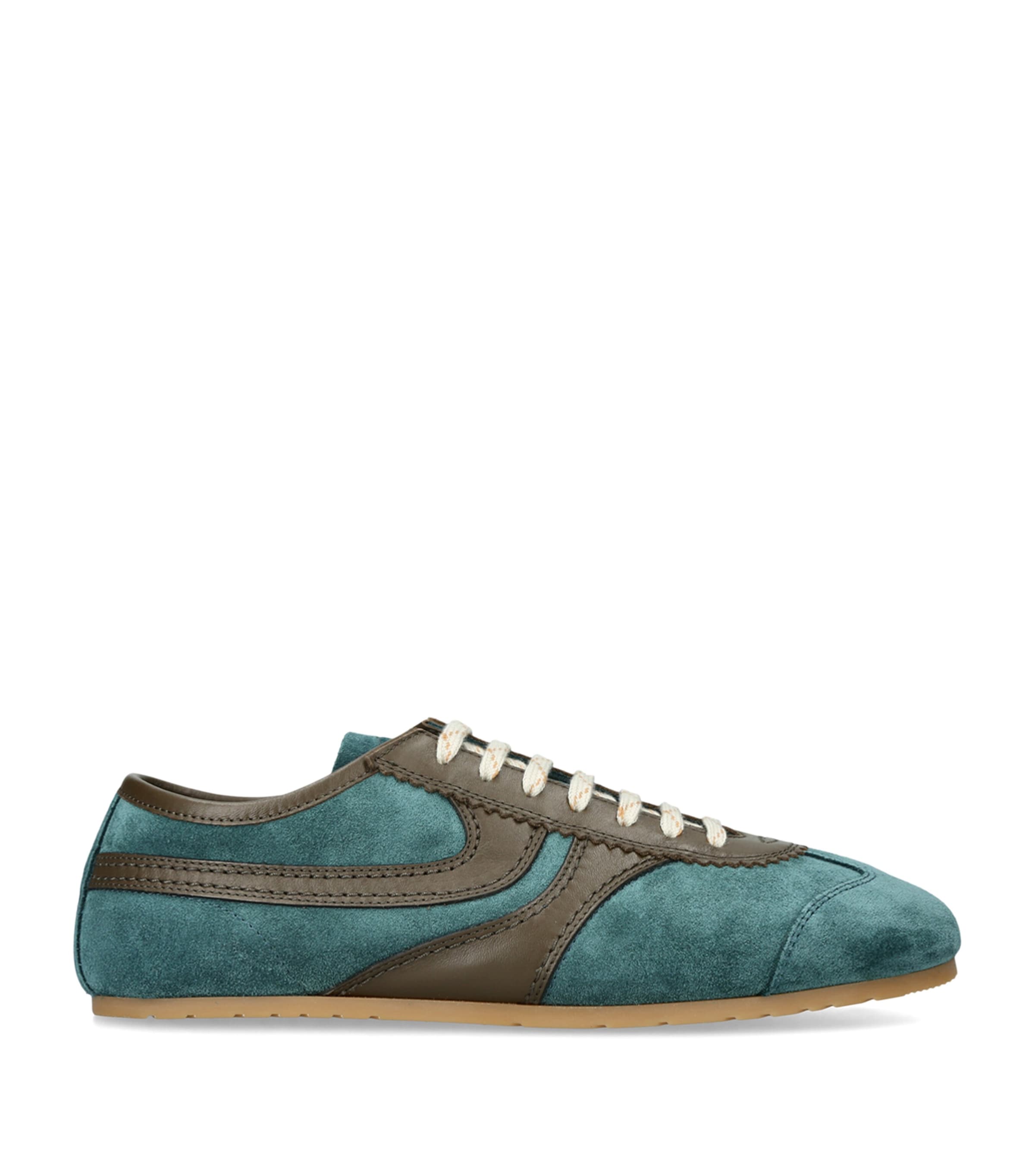 DRIES VAN NOTEN Suede Dustin Sneakers Blue Other Image 1